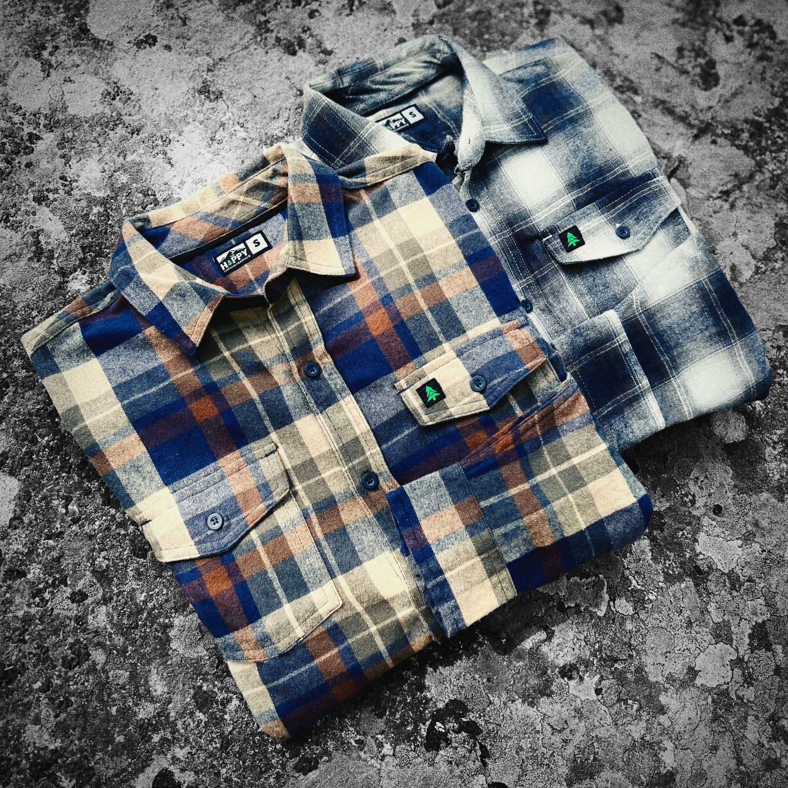 Basecamp Plaid Flannel Alpine Lake Edition ๐ | SLIM FIT | - The Happy Clothing Company
