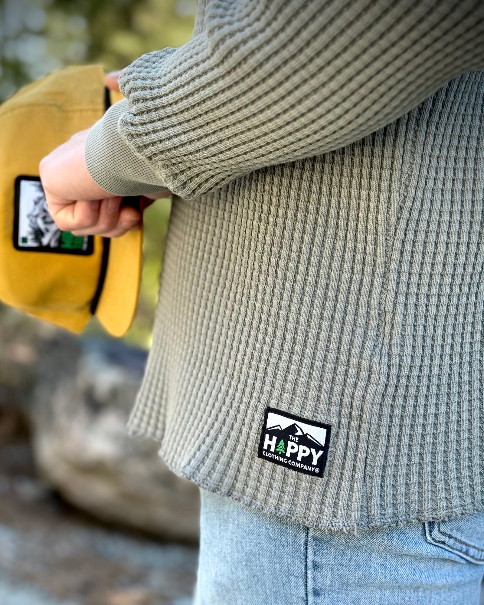 Basecamp Thermal Sweater w/ Logo | ULTRA Heavyweight | - The Happy Clothing Company