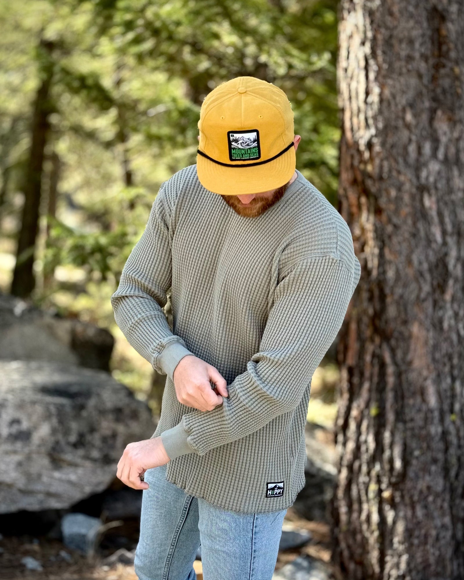 Basecamp Thermal Sweater w/ Logo | ULTRA Heavyweight | - The Happy Clothing Company