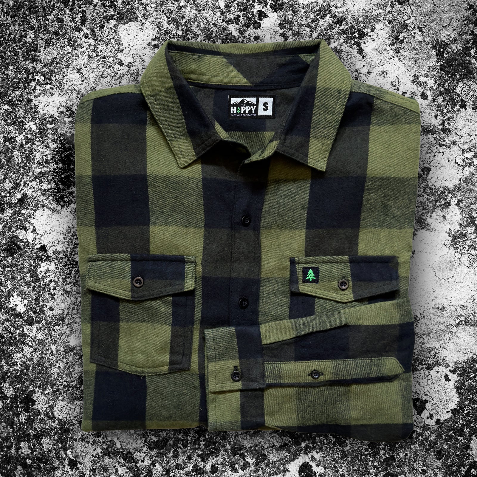 Basecamp Plaid Flannel | SLIM FIT | W / Mountain Tree - The Happy Clothing Company