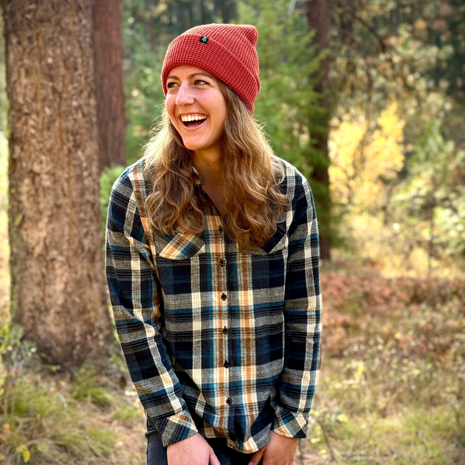 Basecamp Plaid Flannel Fall Edition ๐ | SLIM FIT | W / Mountain Tree - The Happy Clothing Company