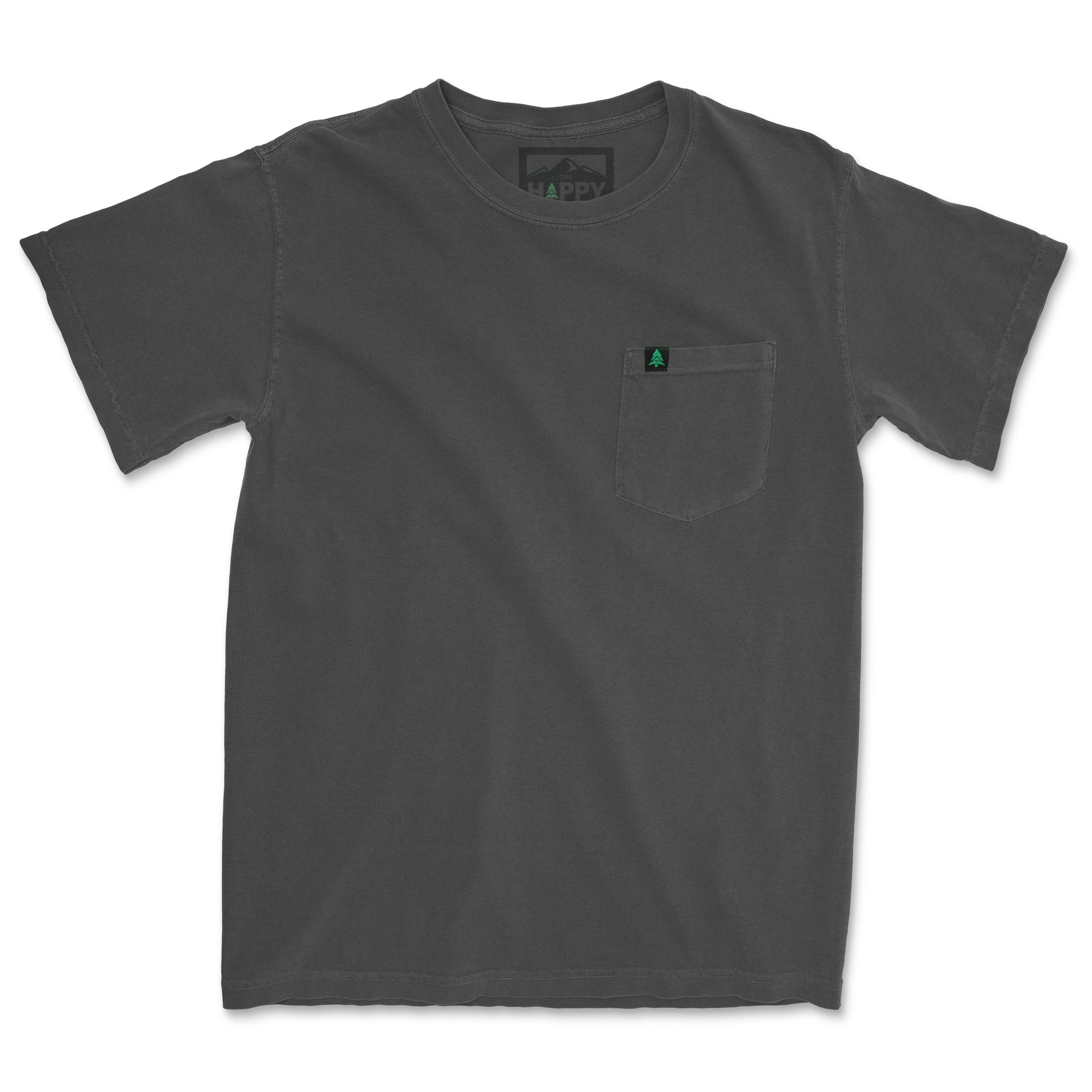 Pigment Dyed Mountain Tree Pocket T-Shirt
