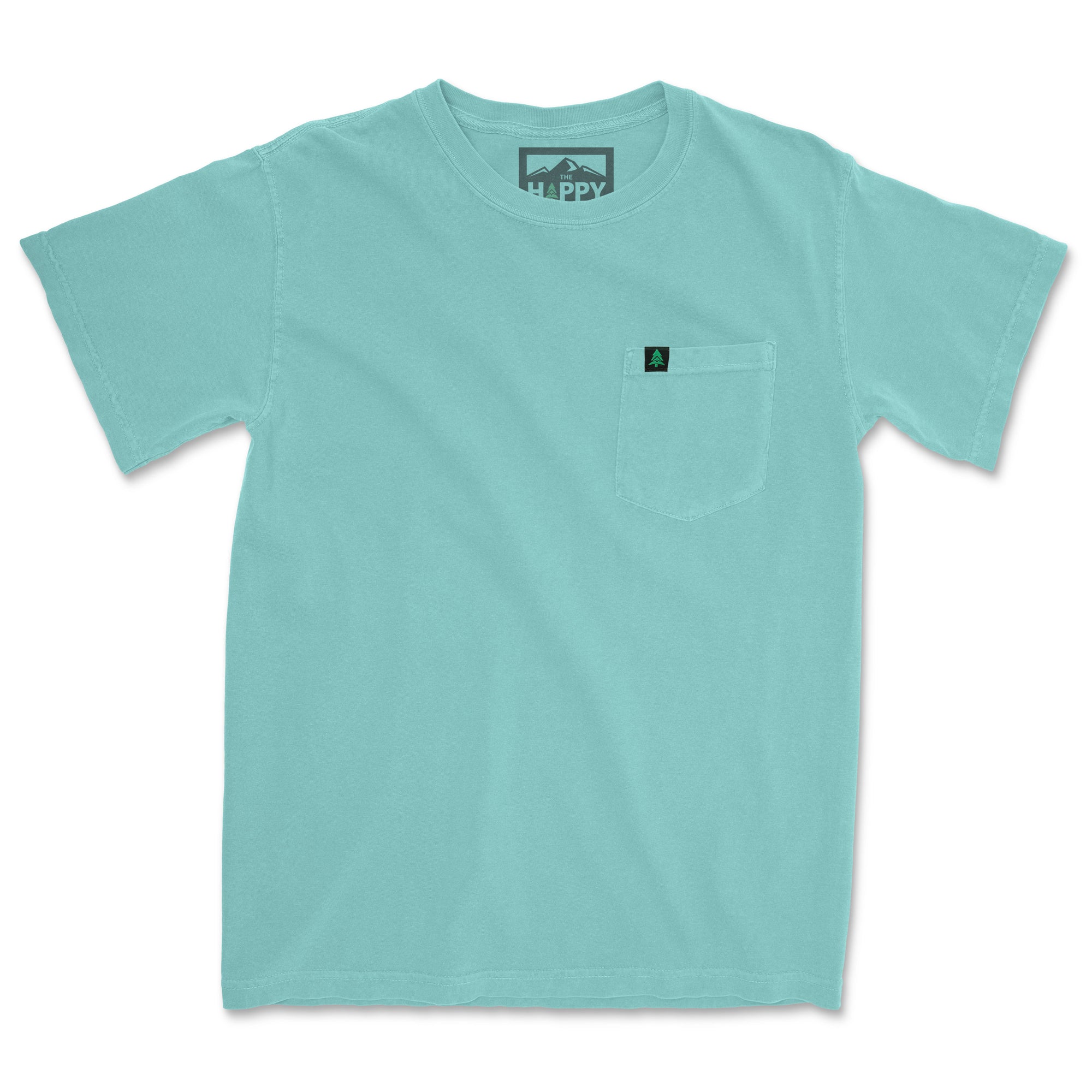 Pigment Dyed Mountain Tree Pocket T-Shirt