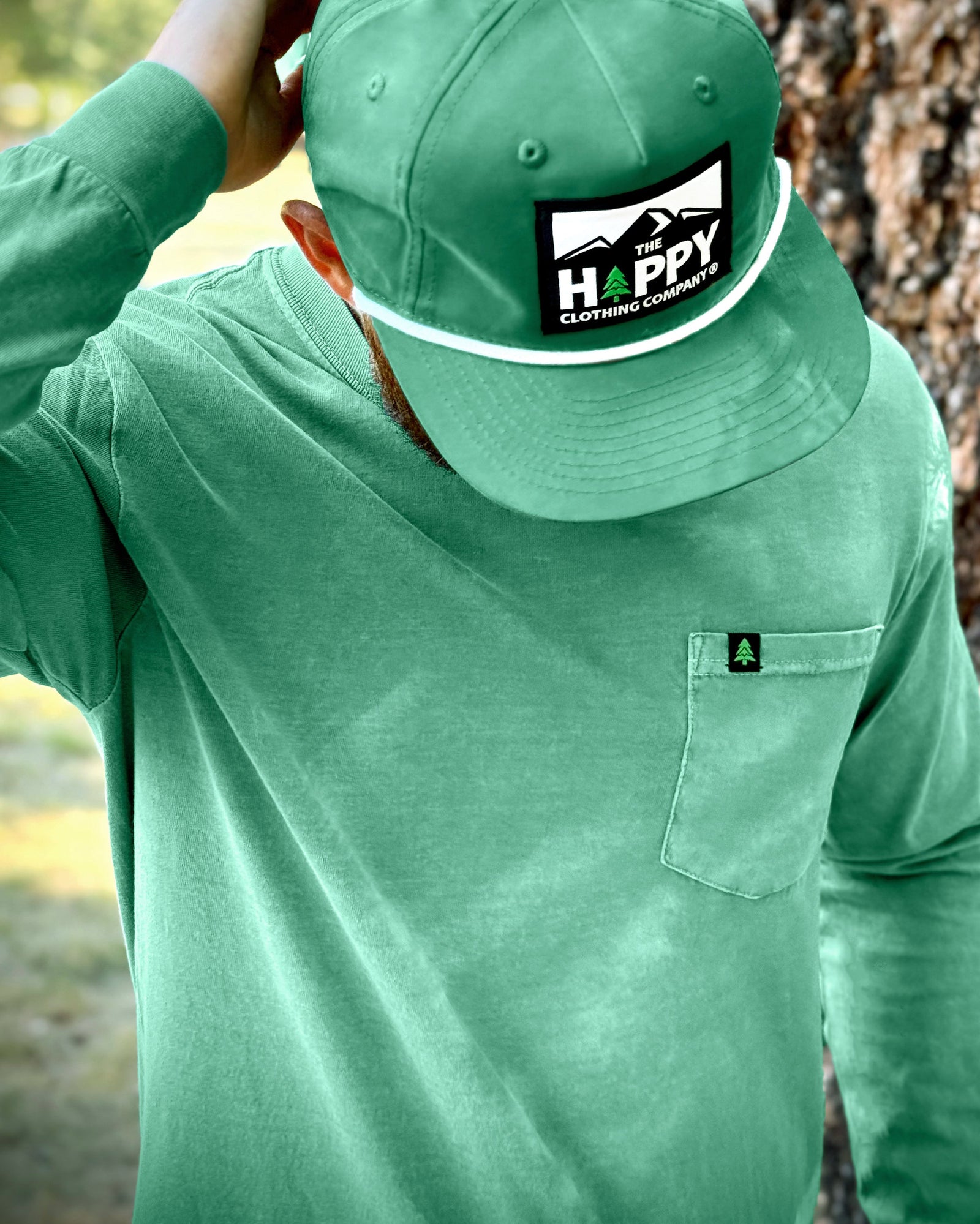 Nature-Dyed Pocket Long Sleeve - The Happy Clothing Company