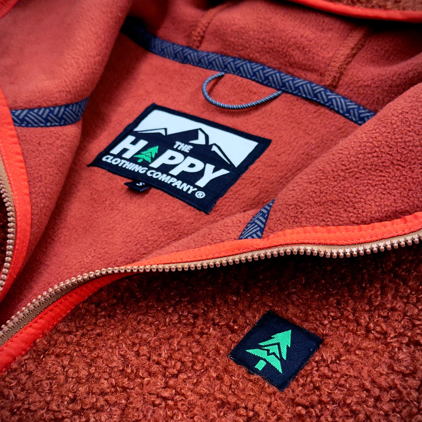 Men's Half Zip Sherpa Hoodie - The Happy Clothing Company