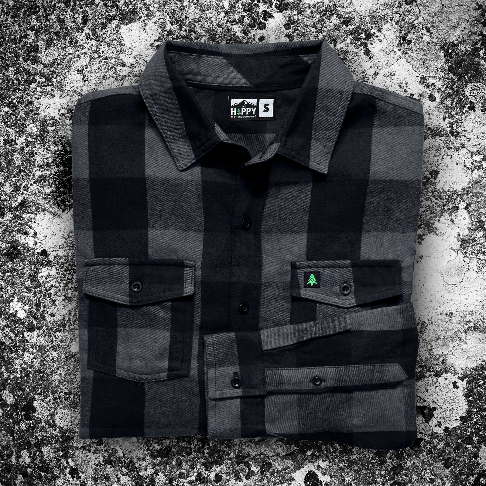 Basecamp Plaid Flannel | SLIM FIT | W / Mountain Tree - The Happy Clothing Company