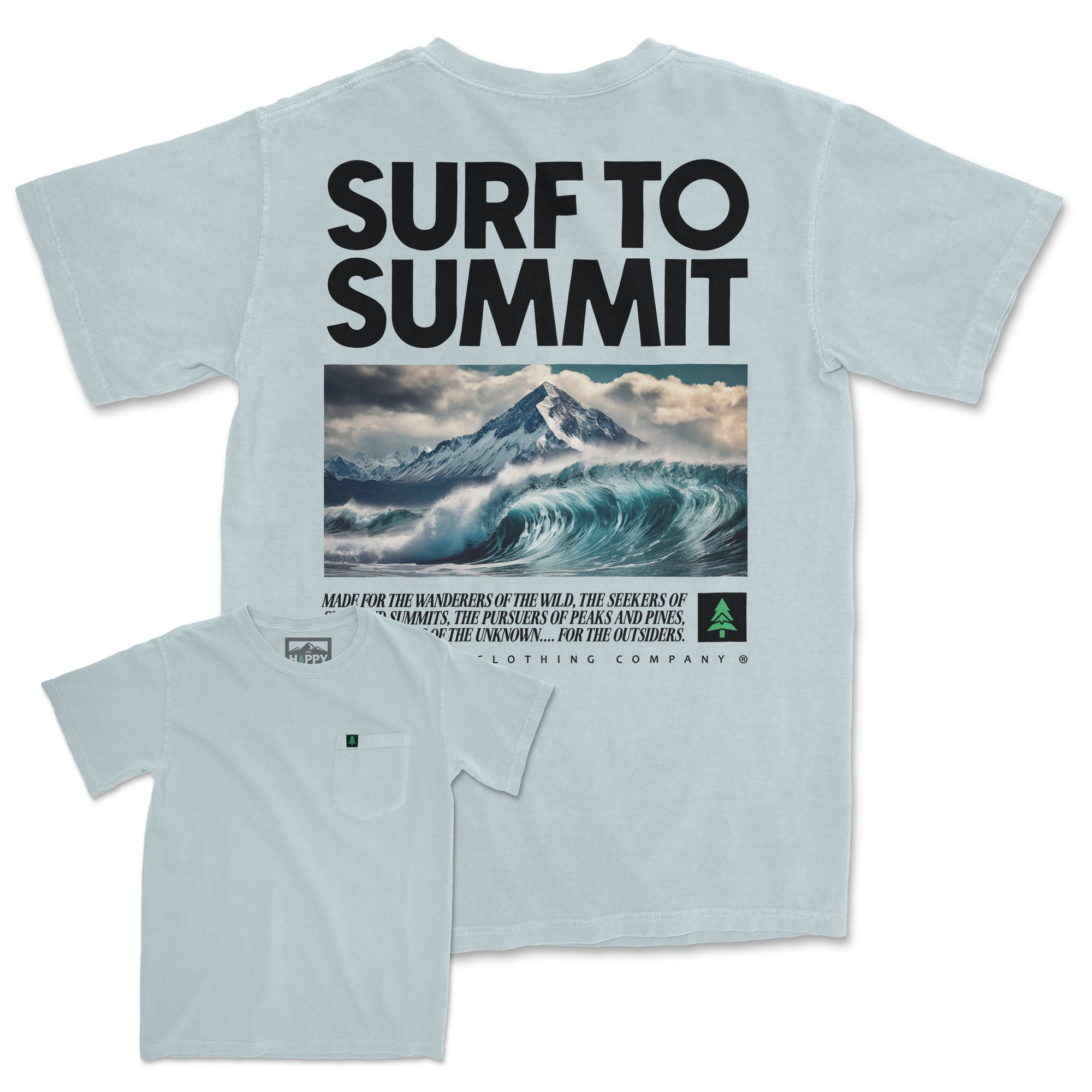 Surf To Summit Pigment-Dyed Pocket Tee