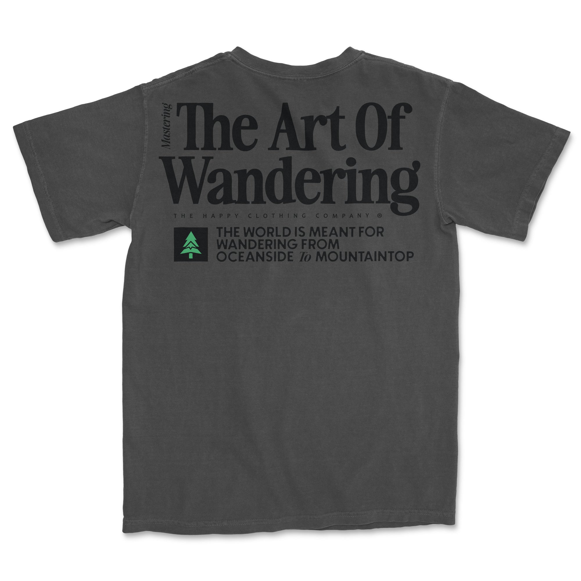 The Art Of Wandering Pigment-Dyed Pocket Tee