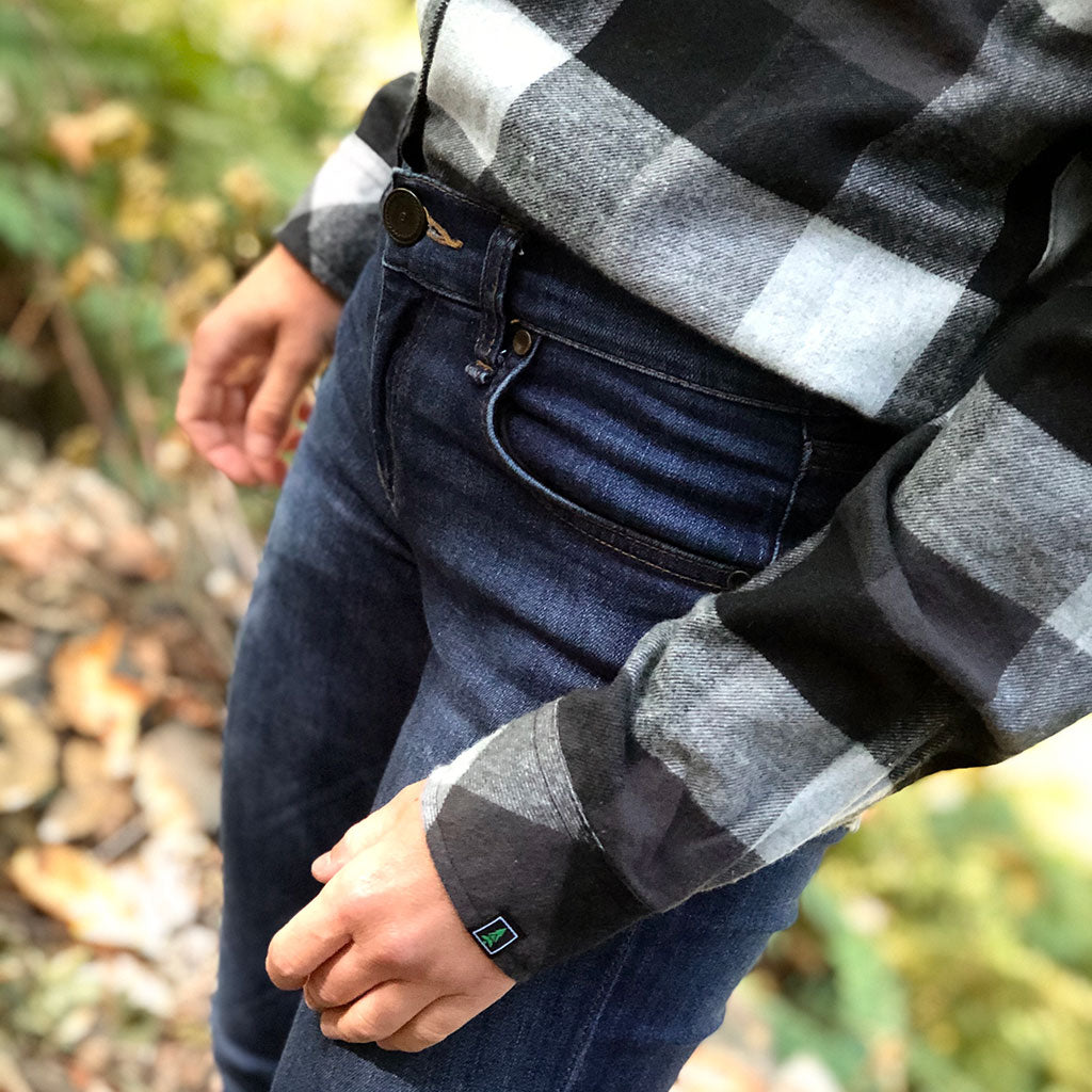 Women's Plaid <br> Flannel Button-Up - The Happy Clothing Company