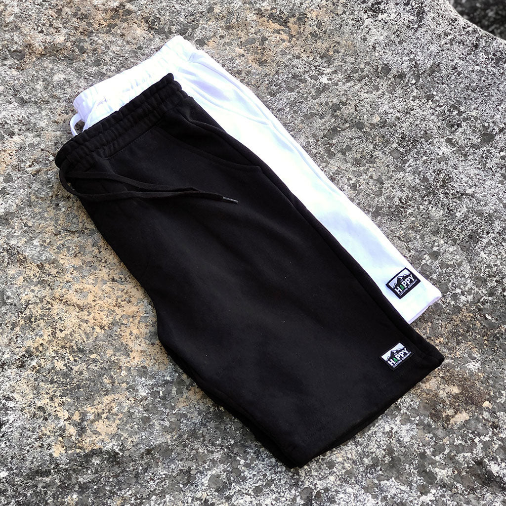 Logo Label &lt;br&gt; Unisex Heavyweight Shorts - The Happy Clothing Company