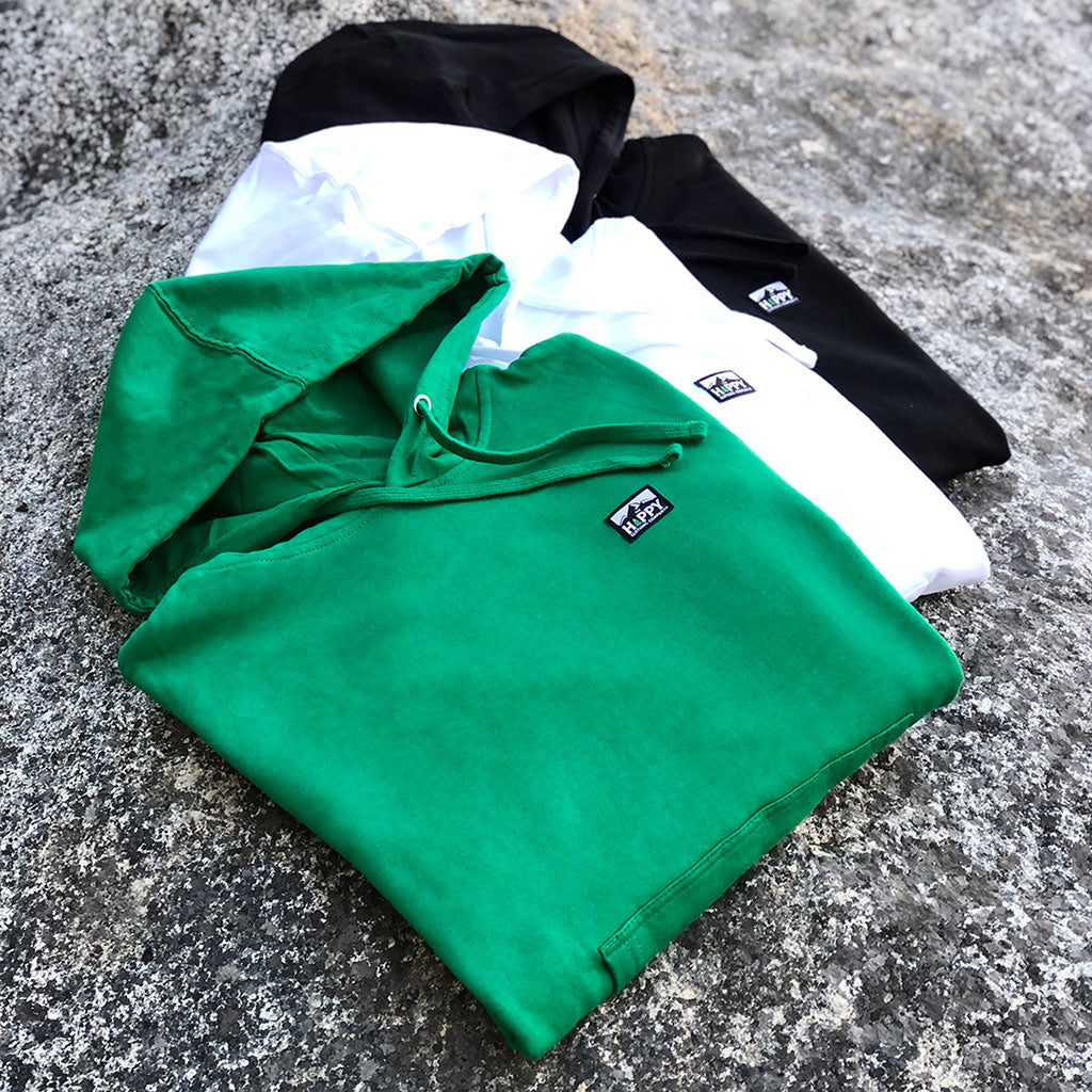 Logo Label <br> Unisex Midweight Hooded Sweatshirt - The Happy Clothing Company