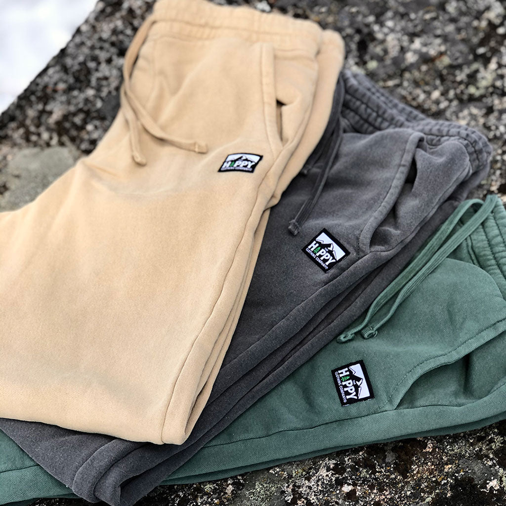 Logo Label Inspired-Dye &lt;br&gt; Unisex Jogger-Style Sweats | Mountain Edition | - The Happy Clothing Company
