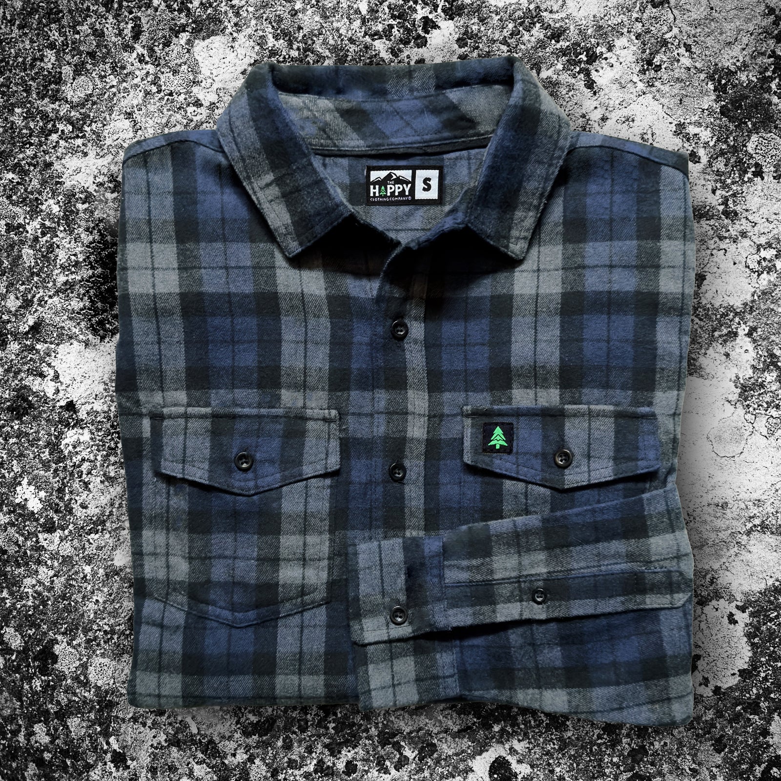 Basecamp Plaid Flannel Alpine Lake Edition 🍁  | SLIM FIT | - The Happy Clothing Company