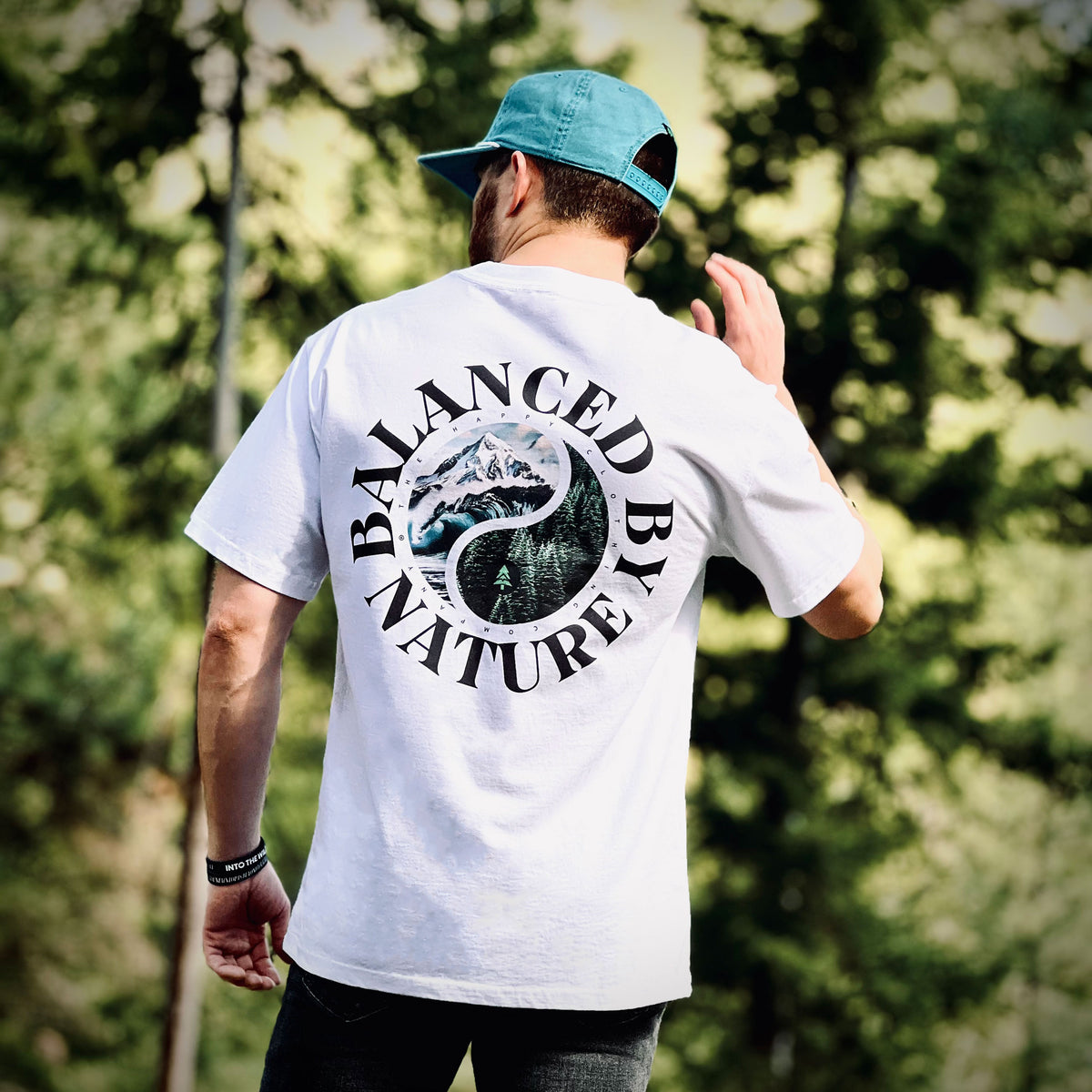 Balanced By Nature Vintage Tee | Oversized Heavyweight | - The Happy Clothing Company