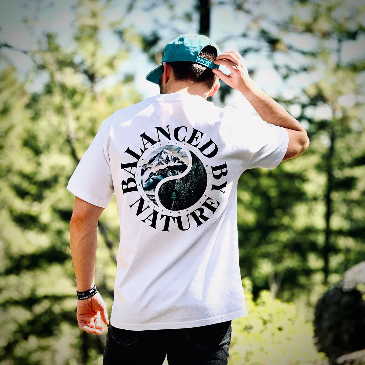 Balanced By Nature Vintage Tee | Oversized Heavyweight | - The Happy Clothing Company
