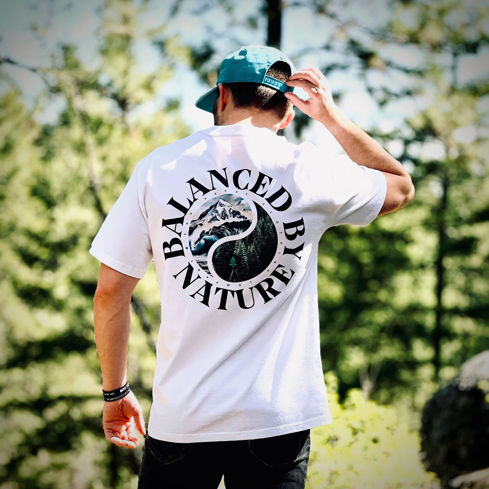 Balanced By Nature Vintage Tee | Oversized Heavyweight | - The Happy Clothing Company