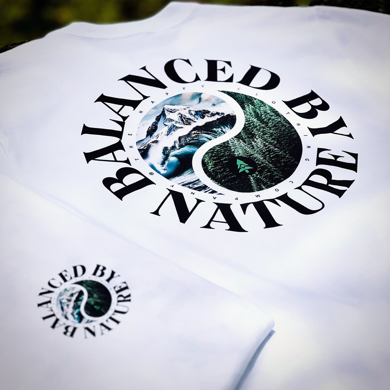 Balanced By Nature Vintage Tee | Oversized Heavyweight | - The Happy Clothing Company