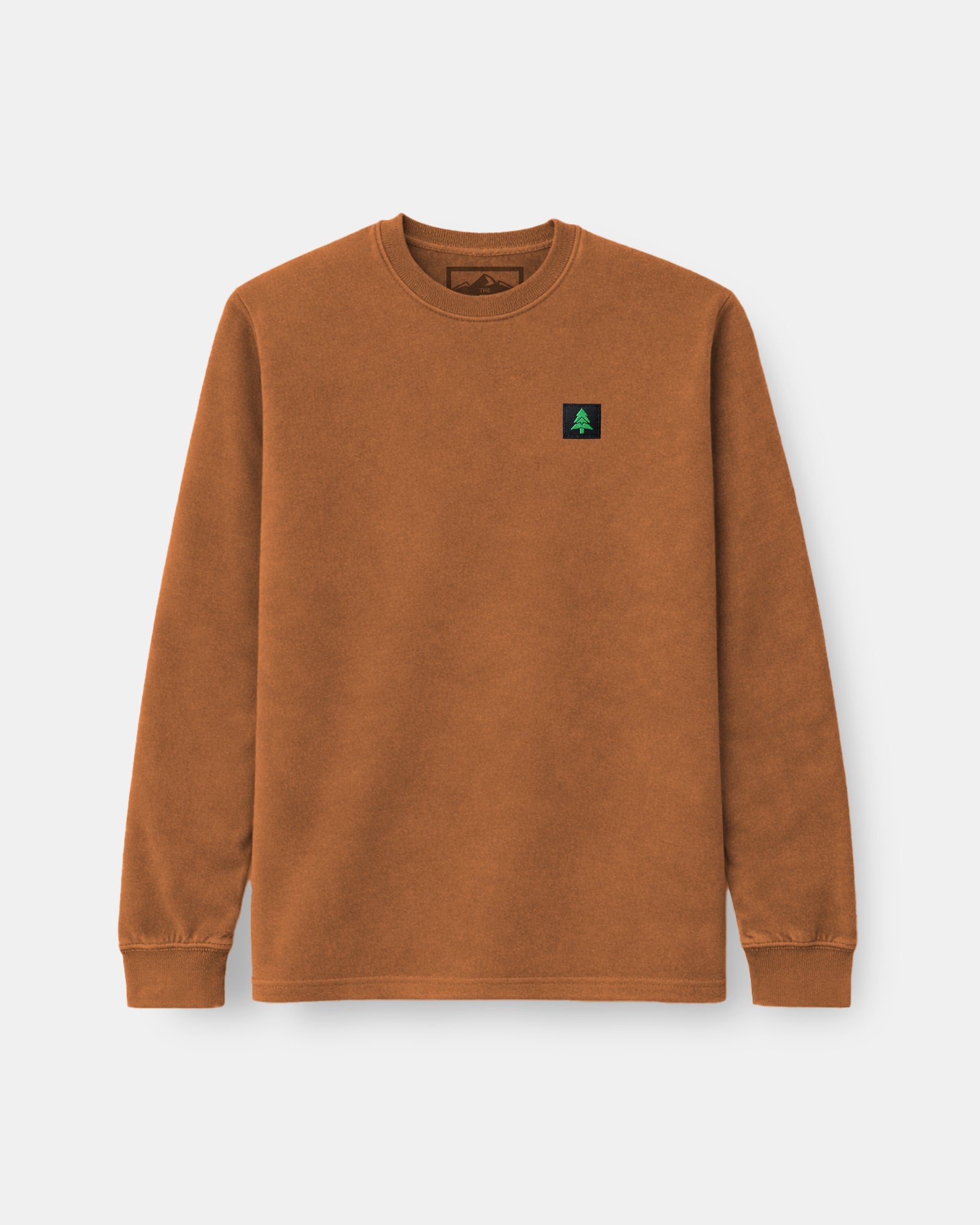 Mountain-Tree Label Nature-Dyed Long Sleeve - The Happy Clothing Company
