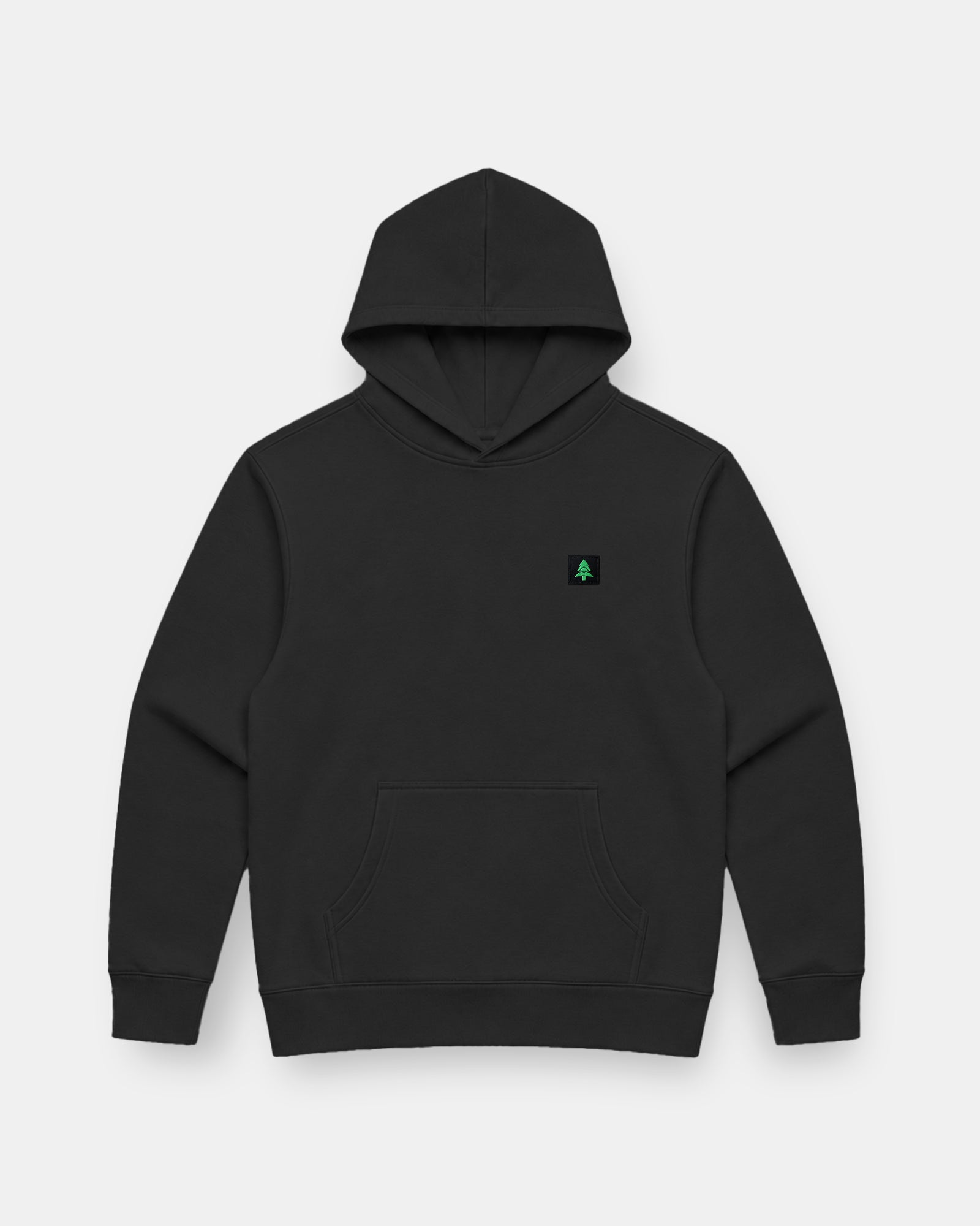 Mountain-Tree Label Faded Heavy & Oversized Hoodie - The Happy Clothing Company