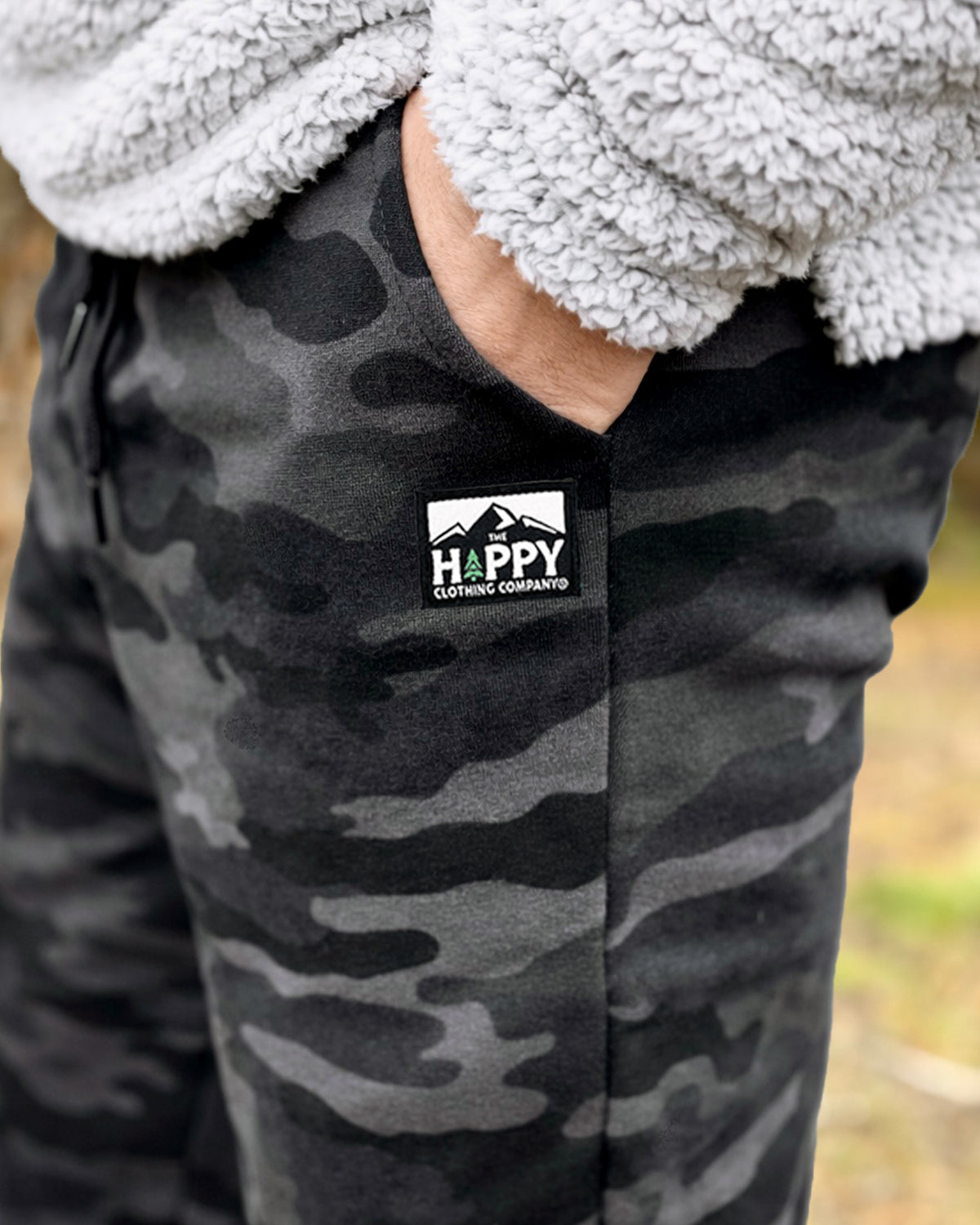 Heavyweight Jogger-Style Sweats w / Logo Label | Camo Edition | - The Happy Clothing Company