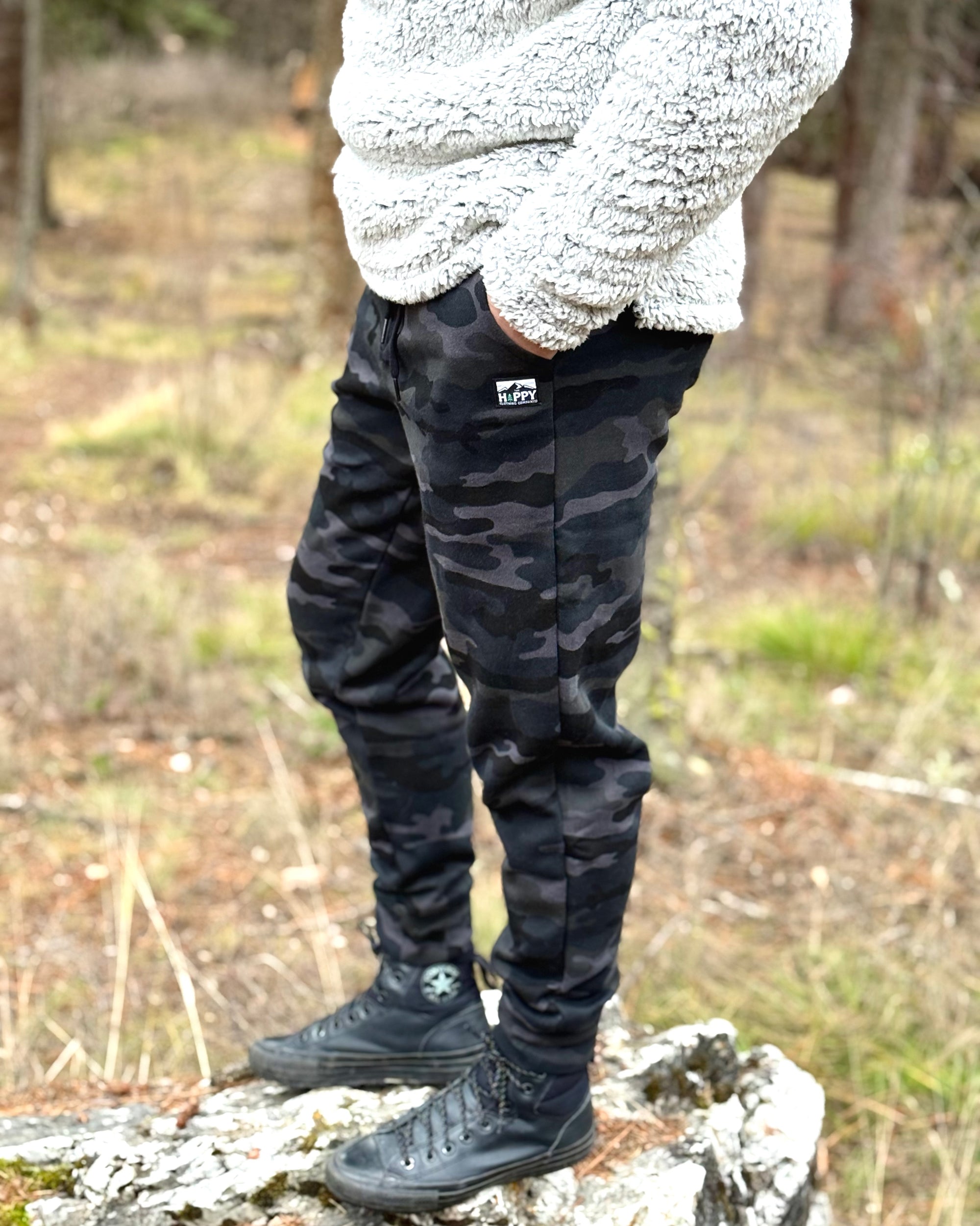 camo jogging stroller Heavyweight Jogger-Style Sweats w / Logo Label | Camo Edition