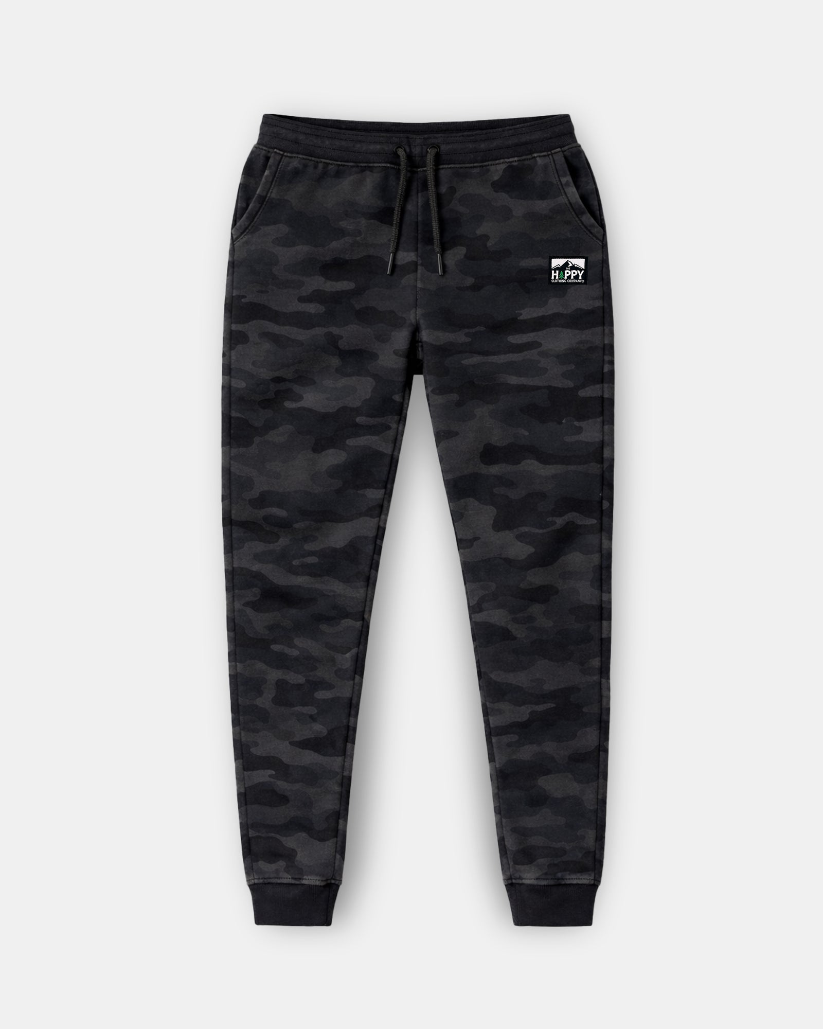 Heavyweight Jogger-Style Sweats w / Logo Label | Camo Edition | - The Happy Clothing Company