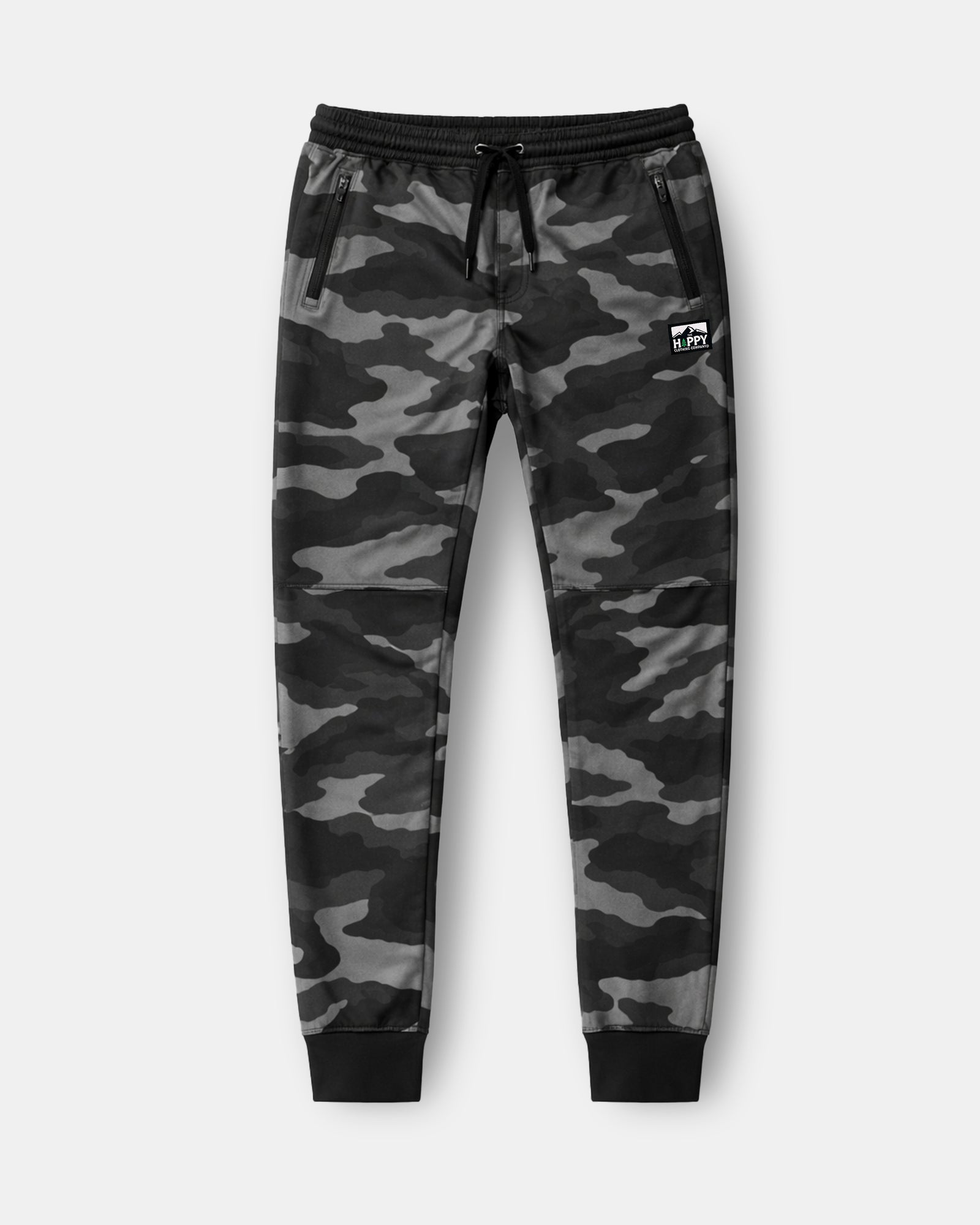 Performance Fleece Joggers w / Logo Label - The Happy Clothing Company