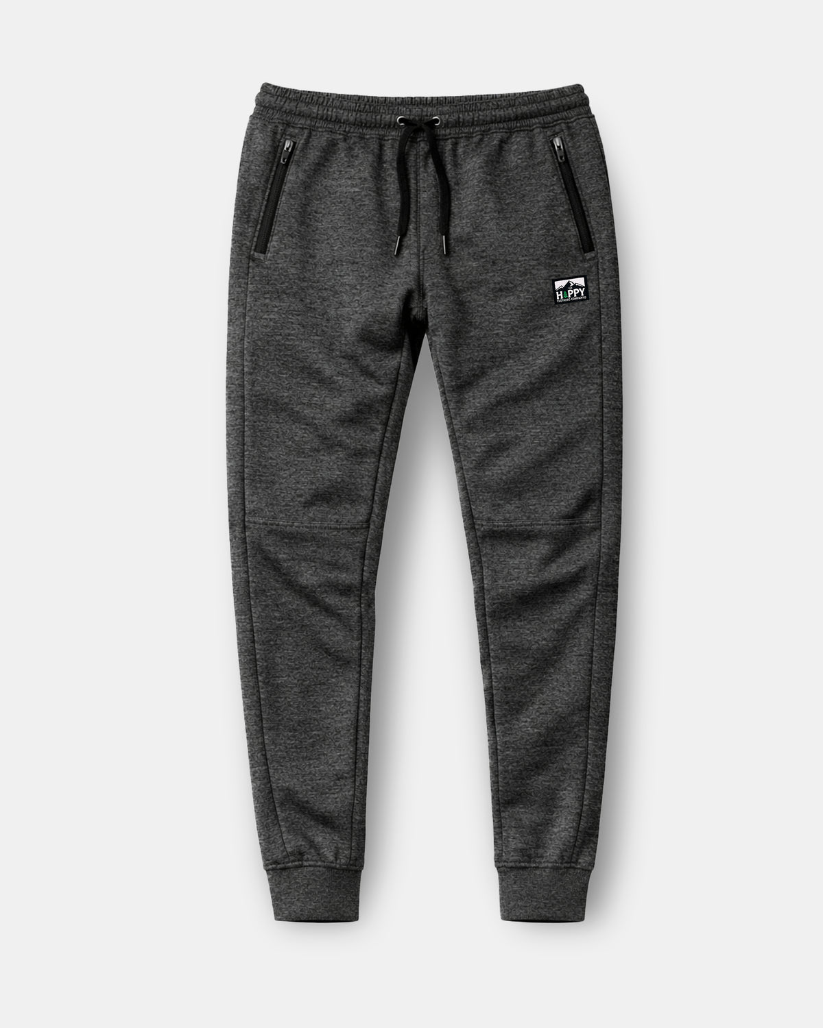 Performance Fleece Joggers w / Logo Label - The Happy Clothing Company