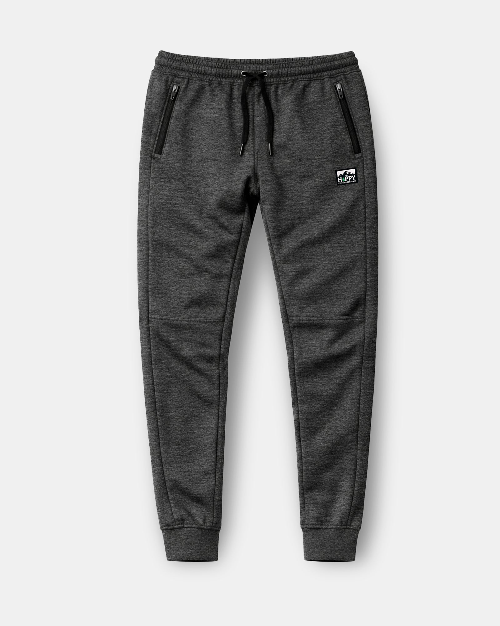Performance Fleece Joggers w / Logo Label - The Happy Clothing Company