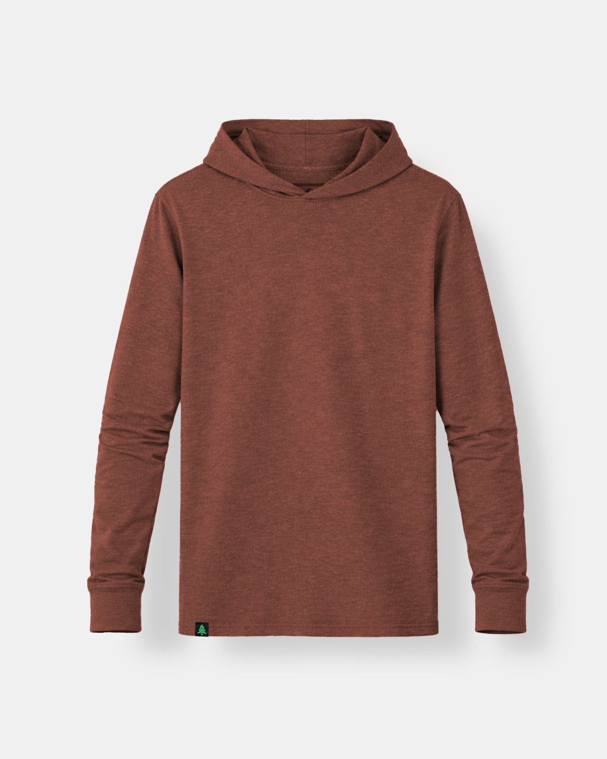 Earth Tone Hooded Long Sleeve | Lightweight Blend | - The Happy Clothing Company