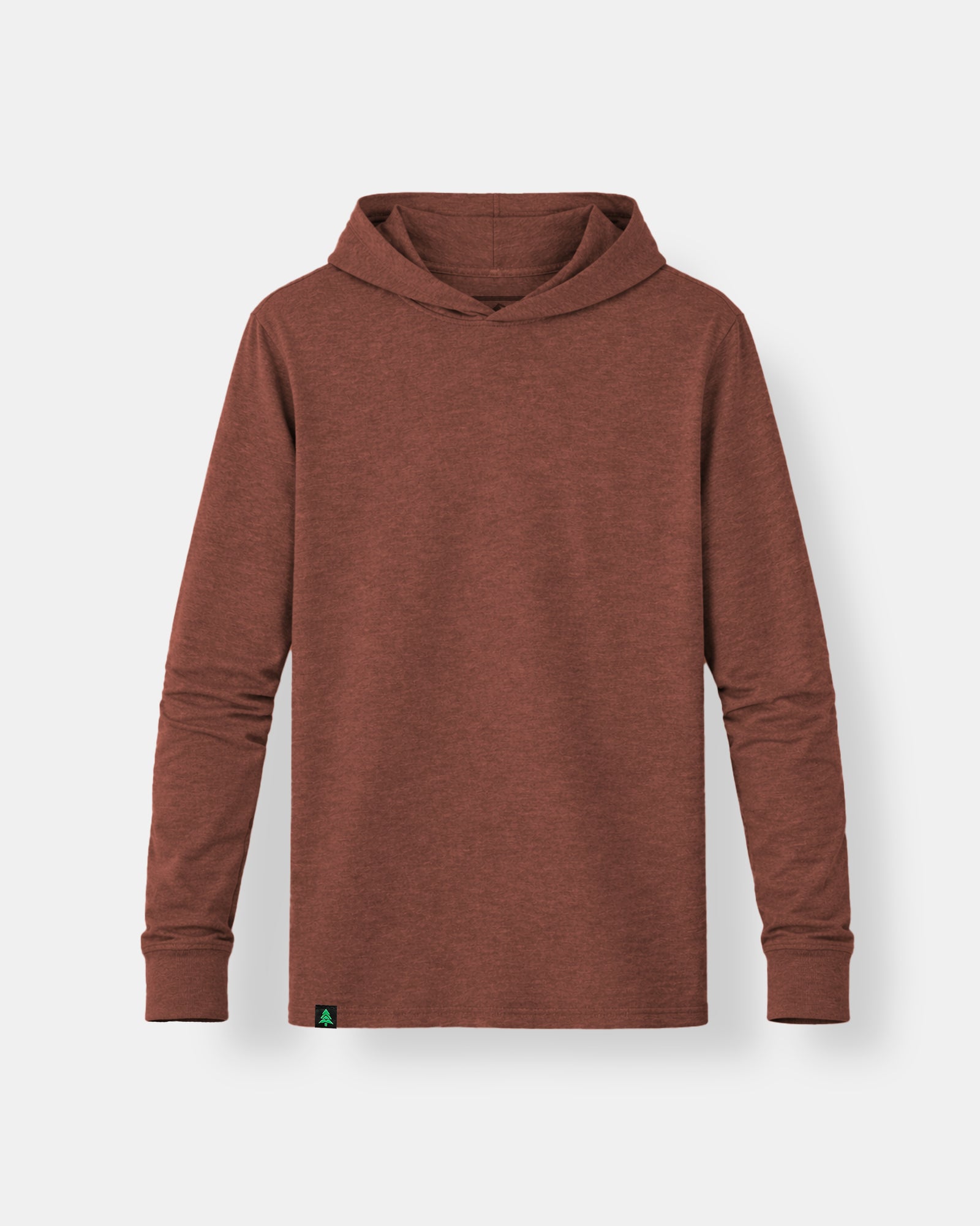 Earth Tone Hooded Long Sleeve | Lightweight Blend | - The Happy Clothing Company