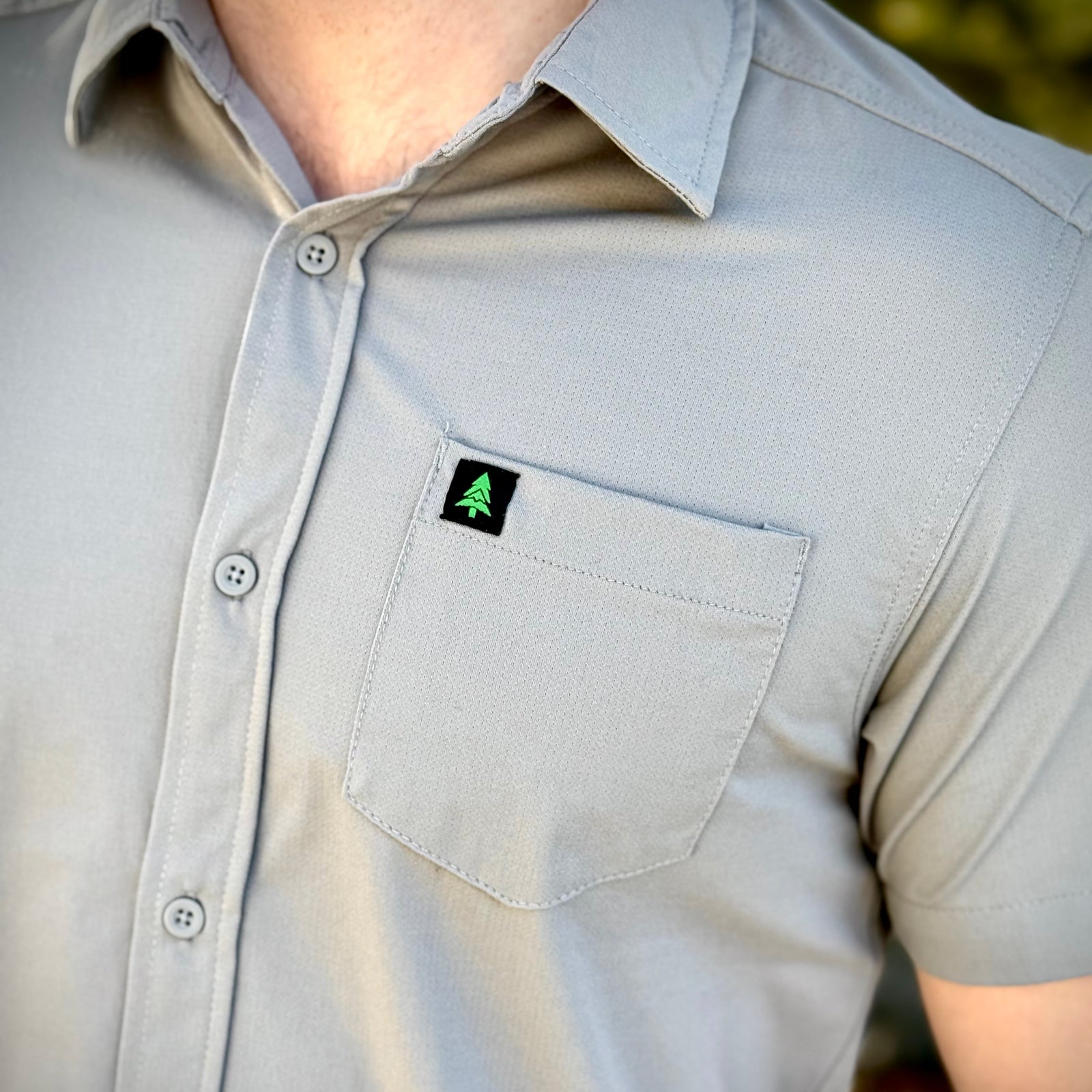 Street To Peak Woven Stretch Button-Up - The Happy Clothing Company