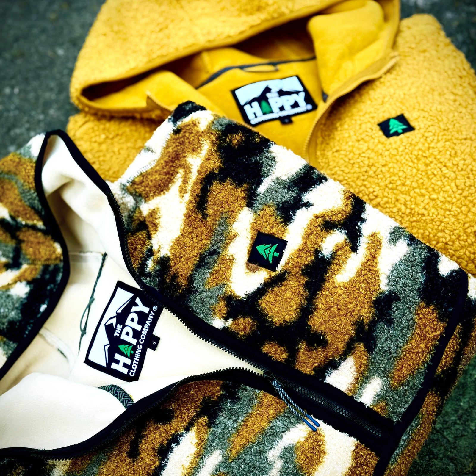 Men's Half Zip Sherpa Hoodie - The Happy Clothing Company