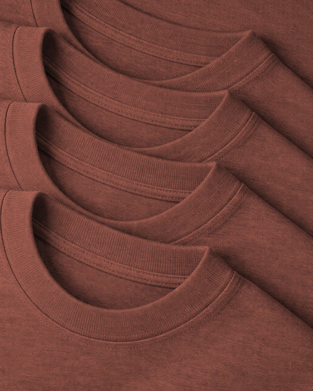 Logo Label Earth Tone Tee | Lightweight Blend | - The Happy Clothing Company