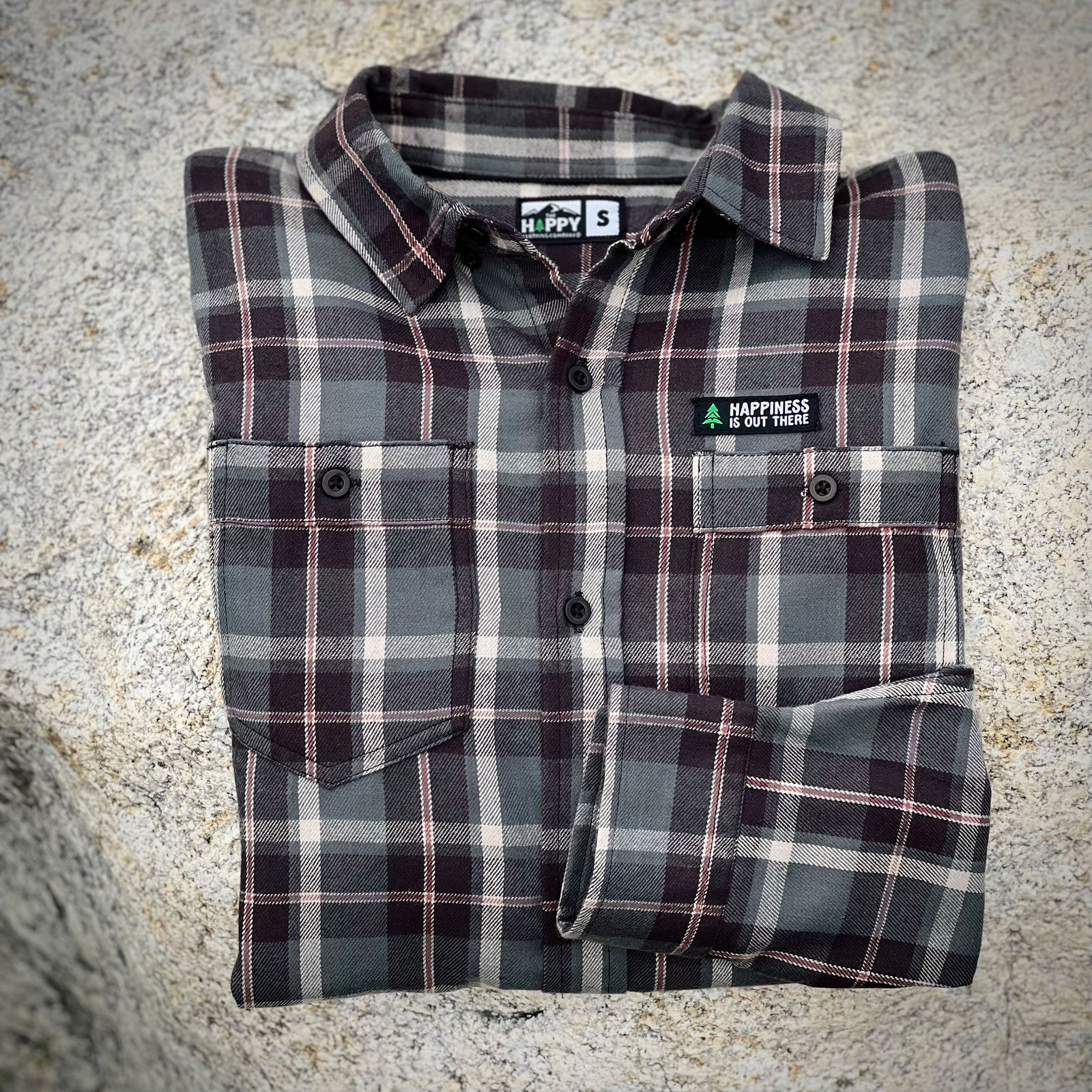 Basecamp Plaid Work Shirt Forest Edition 🌲 | SLIM FIT | - The Happy Clothing Company