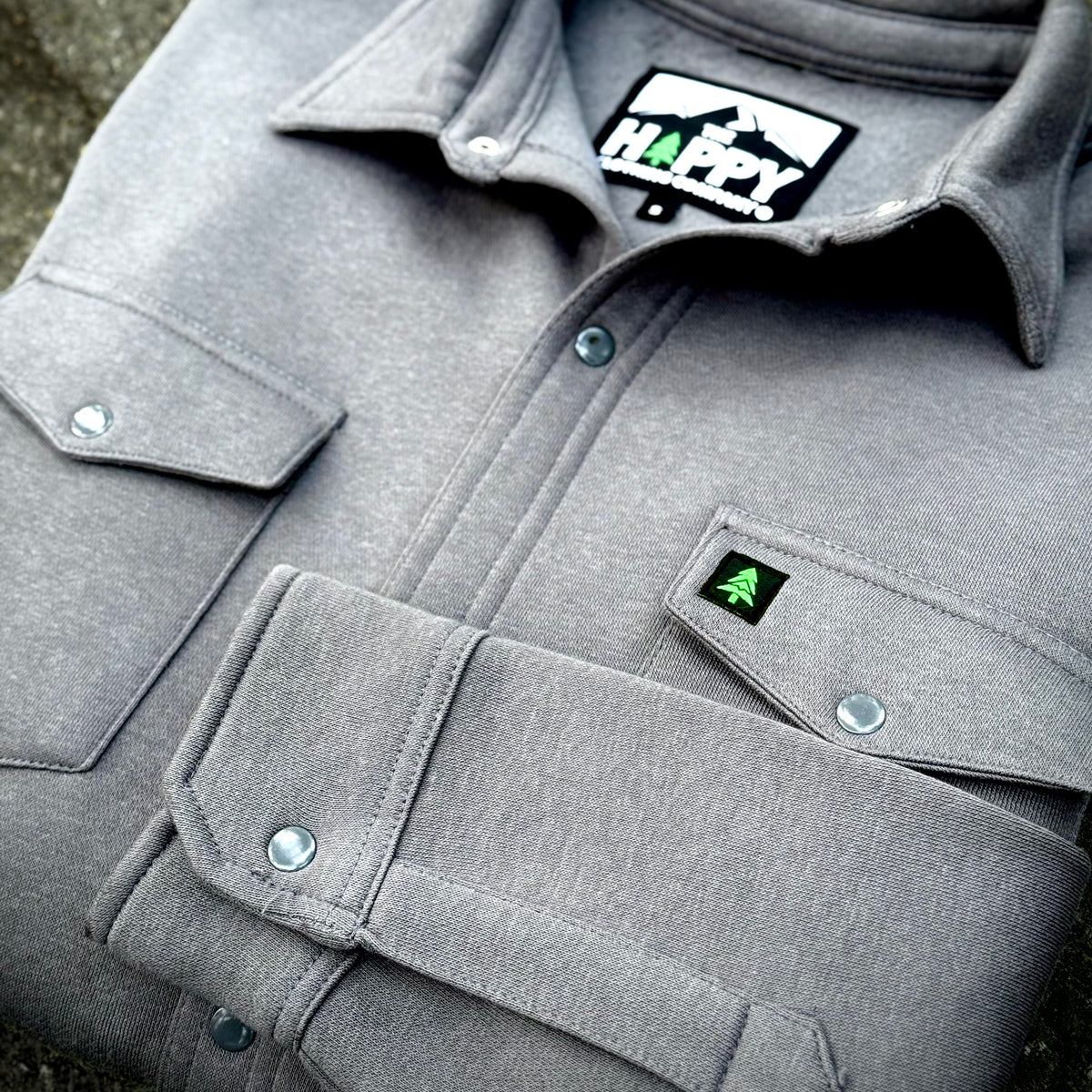 The Trekker Full Snap Shacket - The Happy Clothing Company