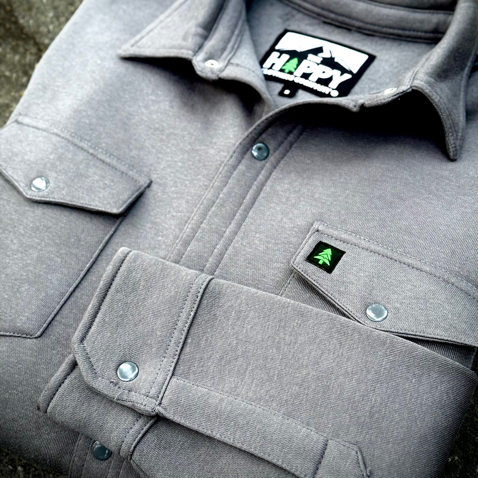 The Trekker Full Snap Shacket - The Happy Clothing Company