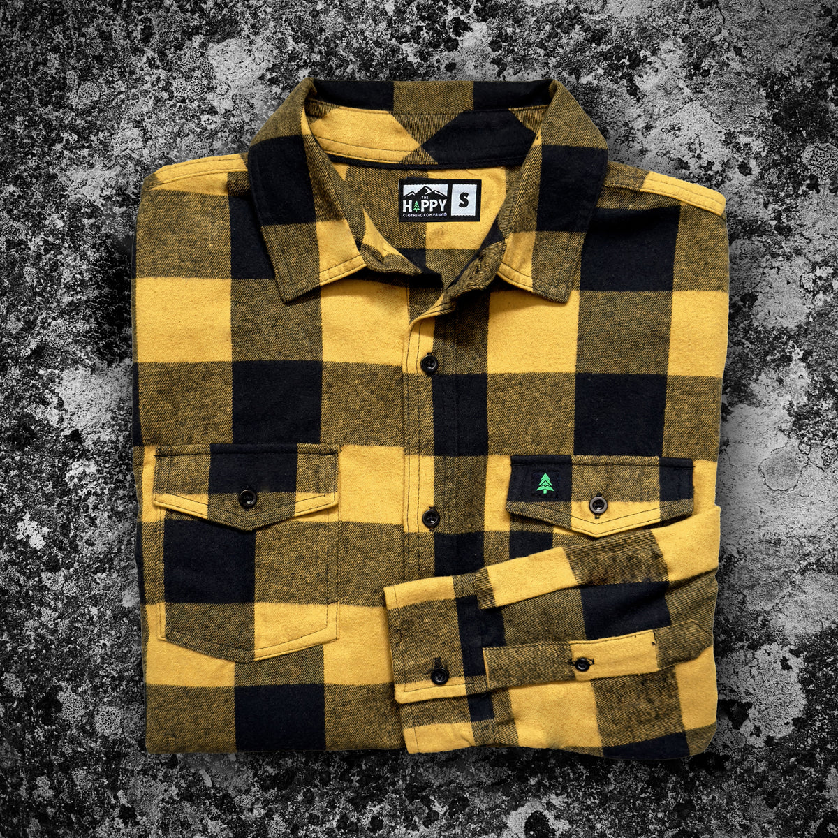 Basecamp Plaid Flannel | SLIM FIT | W / Mountain Tree - The Happy Clothing Company