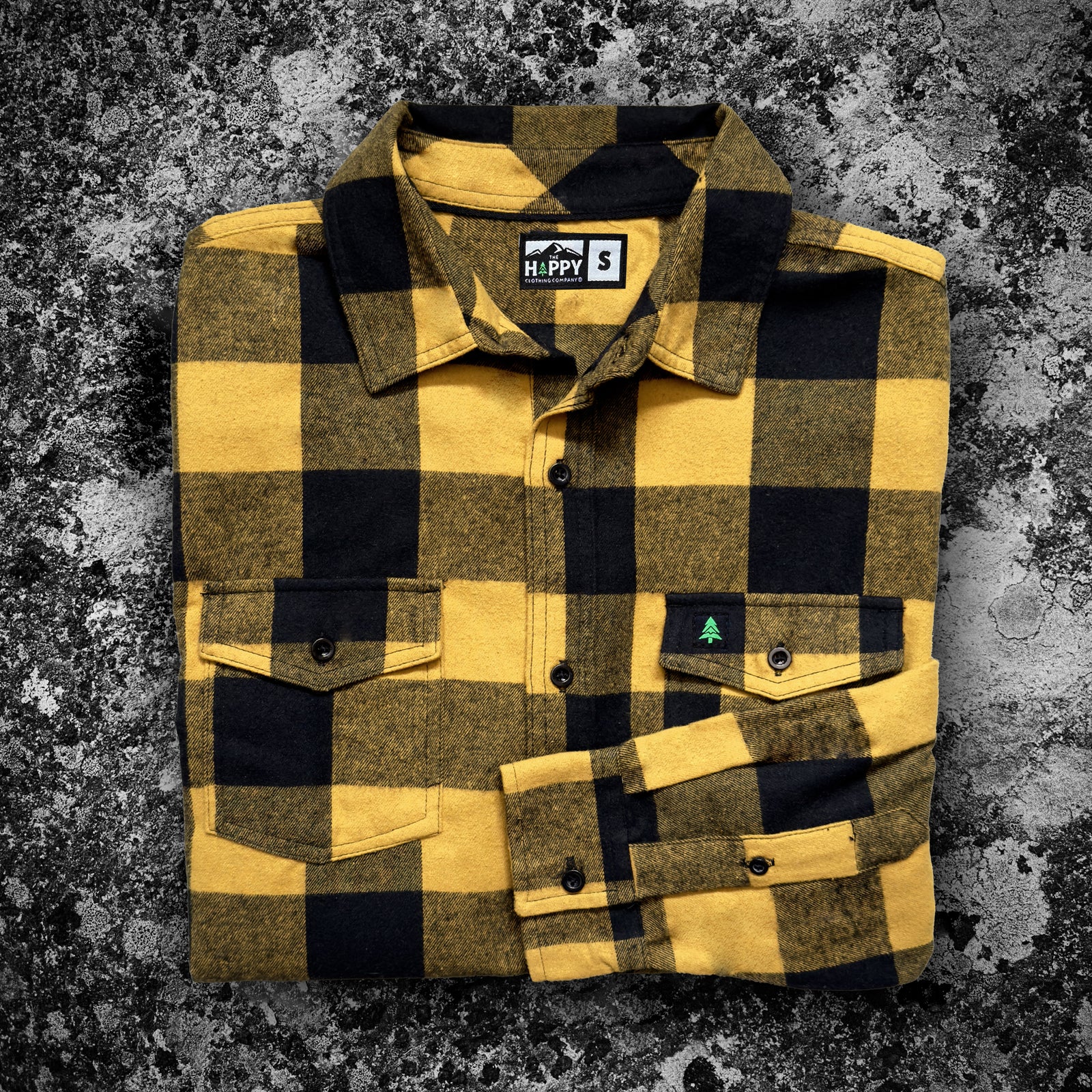 Basecamp Plaid Flannel | SLIM FIT | W / Mountain Tree - The Happy Clothing Company