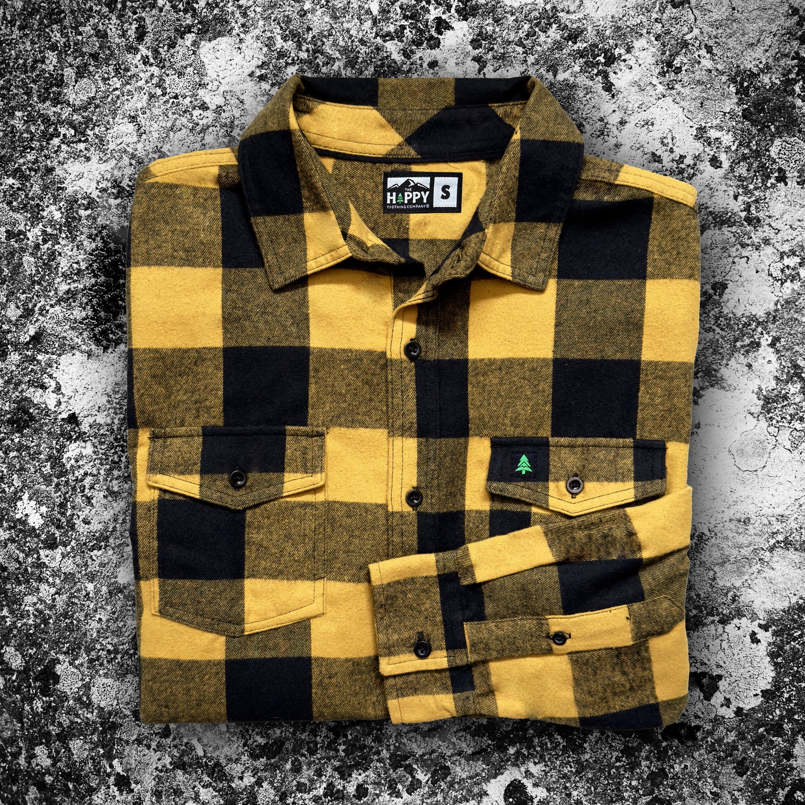 Basecamp Plaid Flannel | SLIM FIT | W / Mountain Tree - The Happy Clothing Company