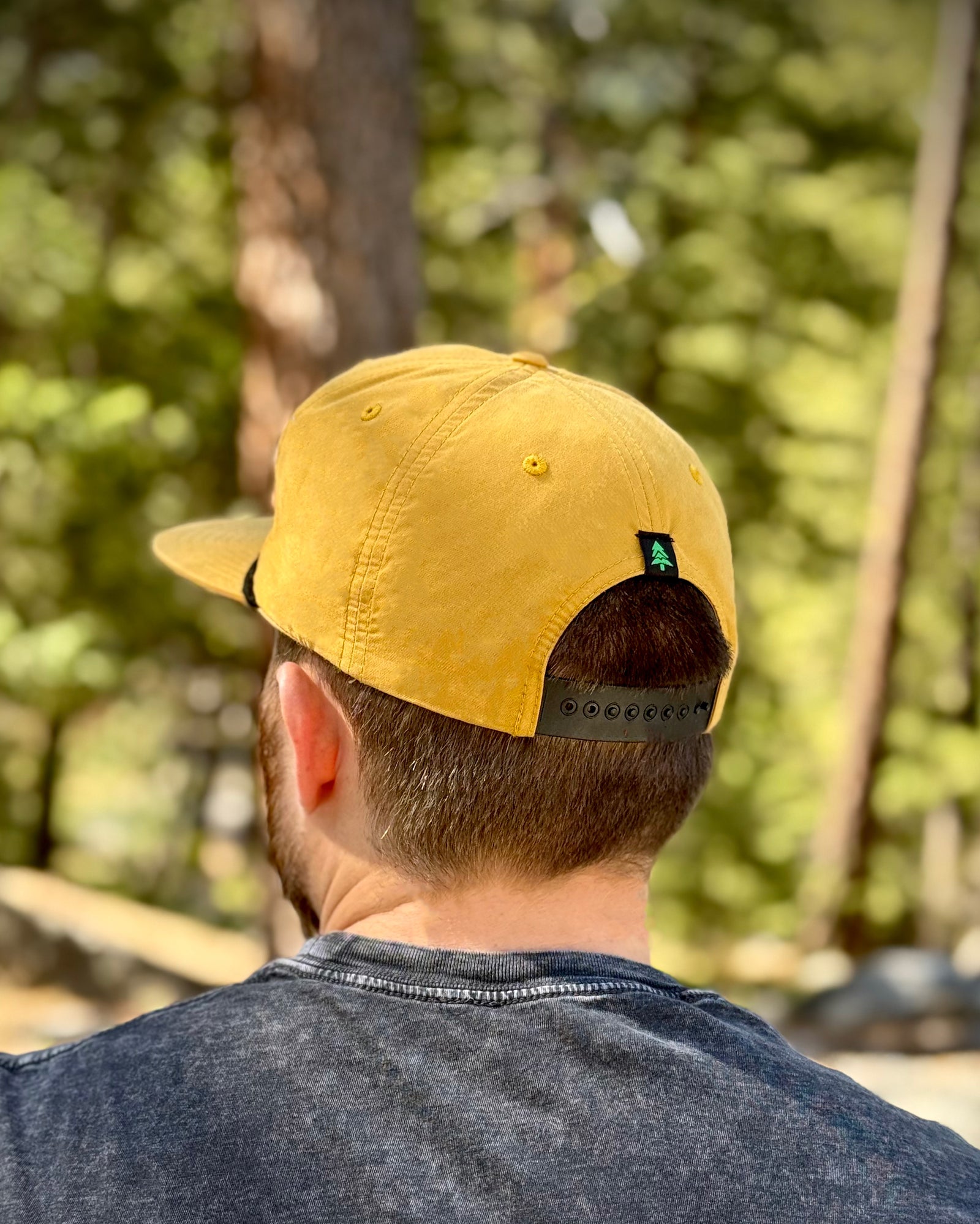 Logo Label Vintage Trail Cap - The Happy Clothing Company