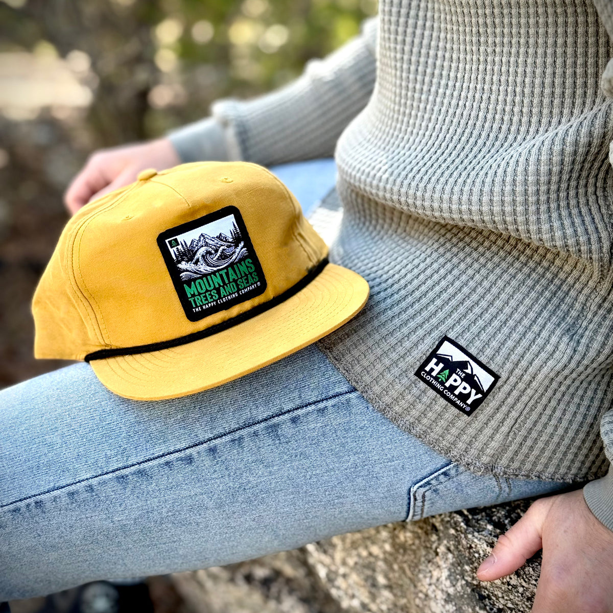 Basecamp Thermal Sweater w/ Logo | ULTRA Heavyweight | - The Happy Clothing Company