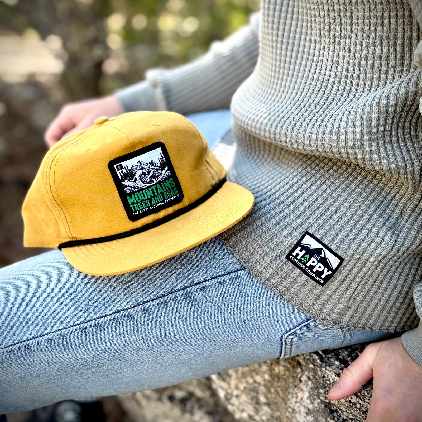 Basecamp Thermal Sweater w/ Logo | ULTRA Heavyweight | - The Happy Clothing Company