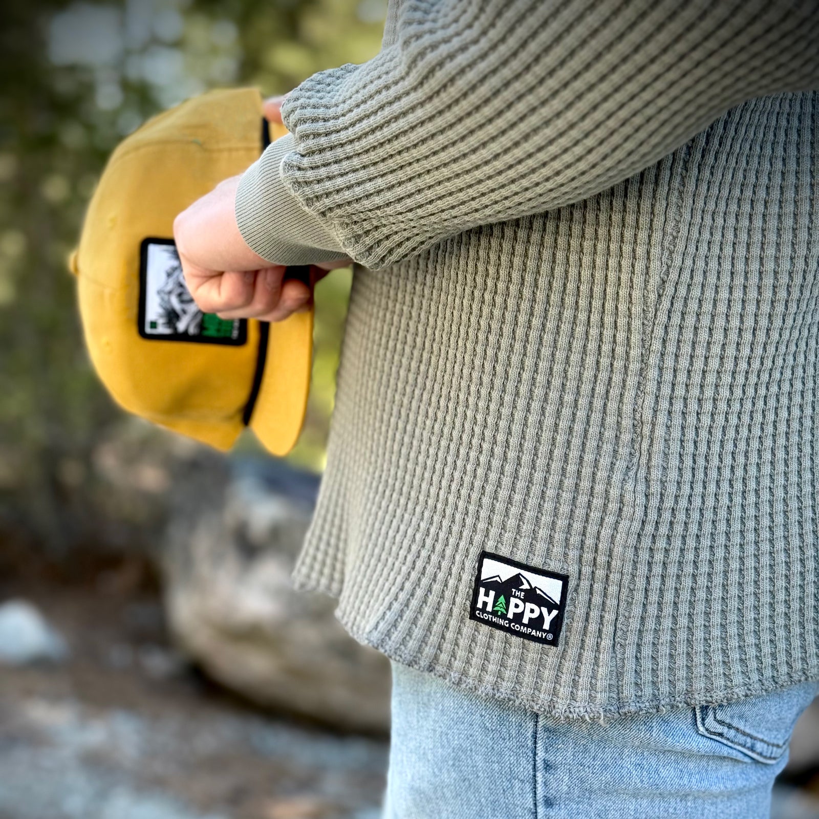 Basecamp Thermal Sweater w/ Logo | ULTRA Heavyweight | - The Happy Clothing Company