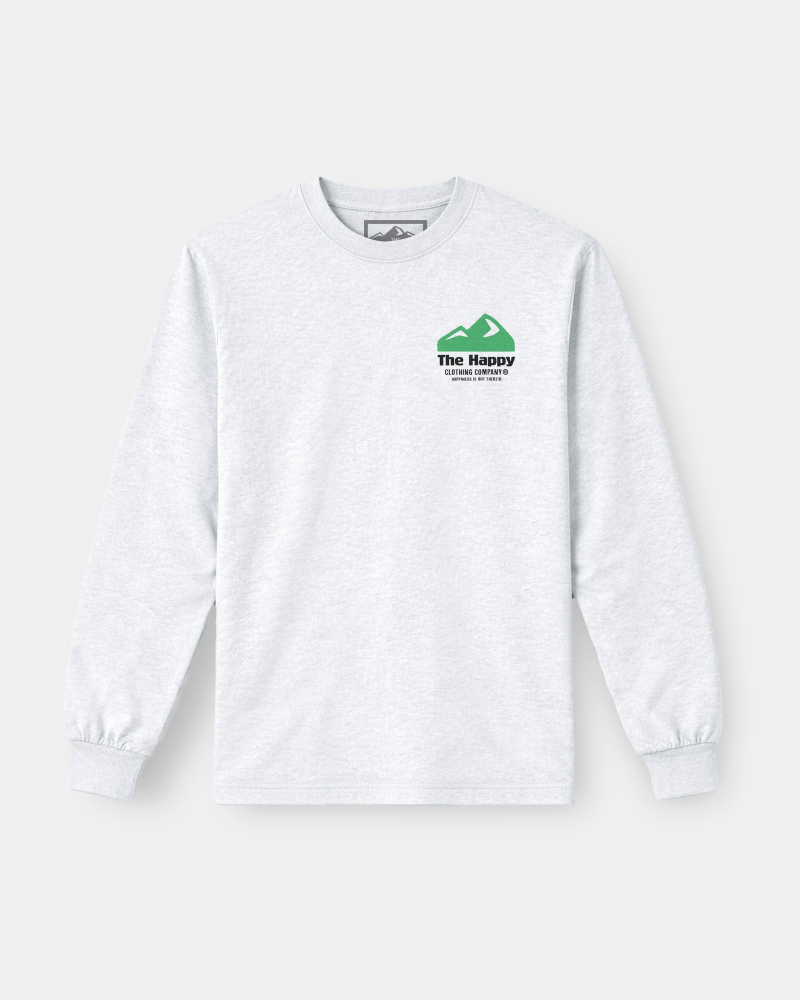 Happy Co. Mountains Lifestyle Long Sleeve | Premium Heavyweight | - The Happy Clothing Company