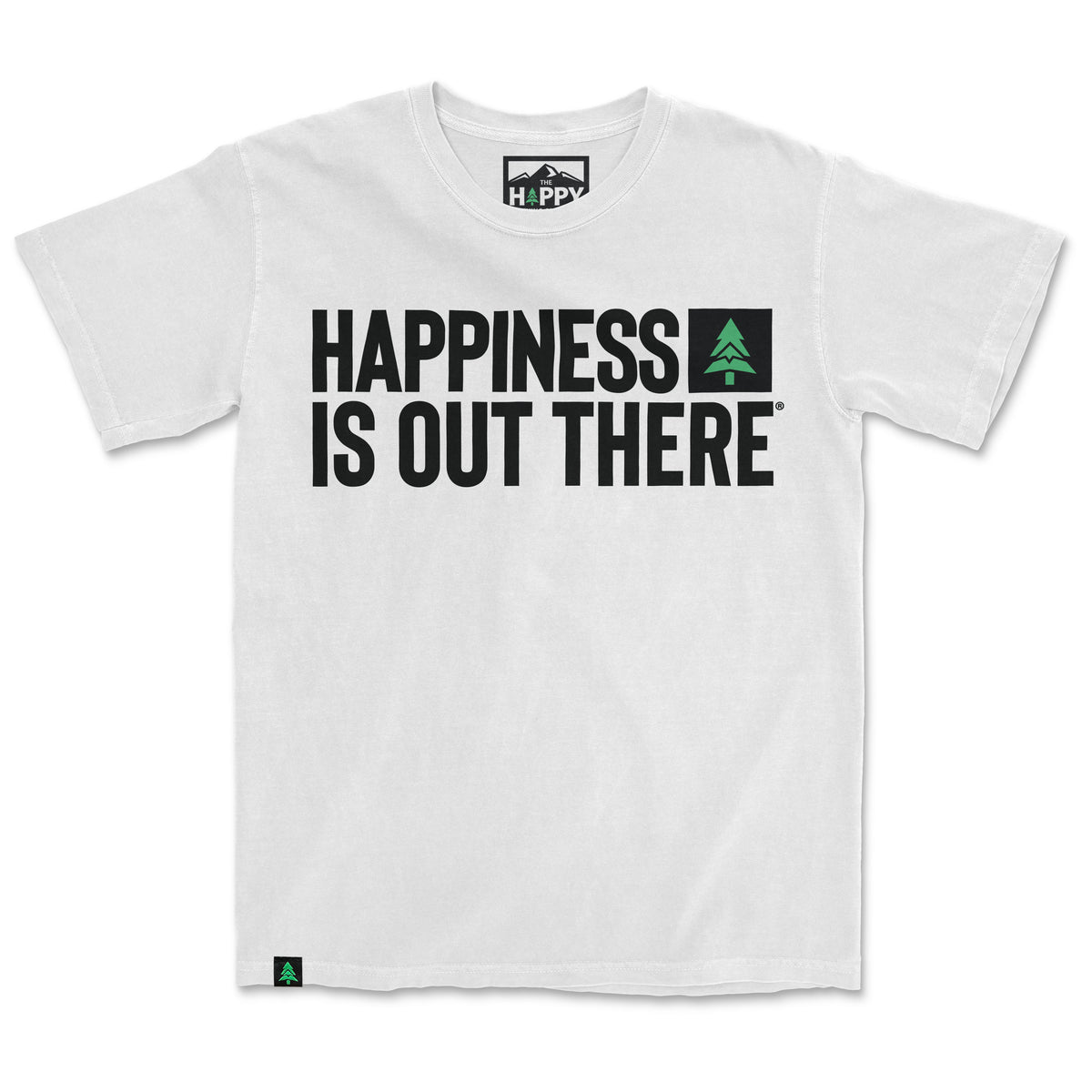 Happiness Is Out There Nature-Dyed Tee - The Happy Clothing Company