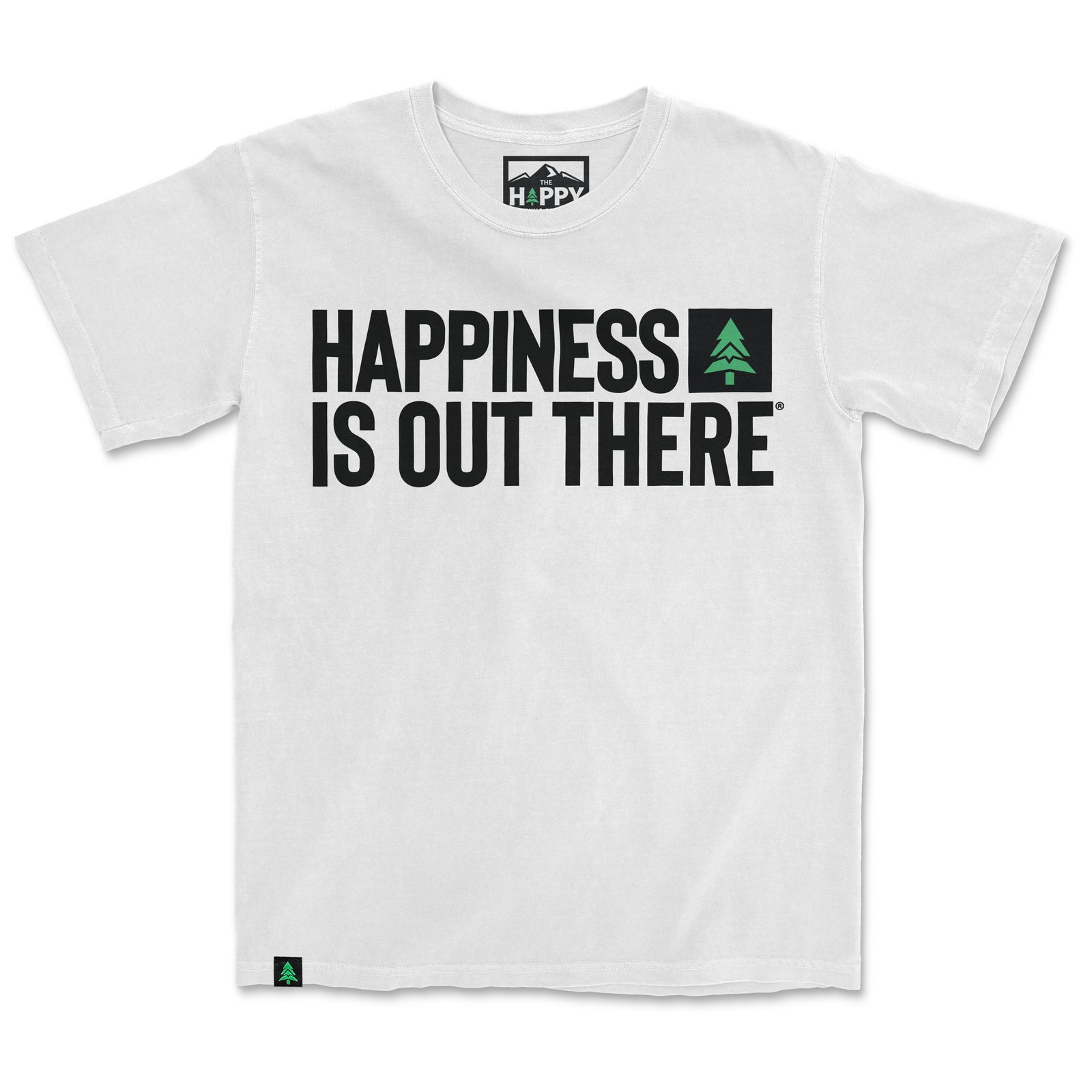 Happiness Is Out There Nature-Dyed Tee - The Happy Clothing Company