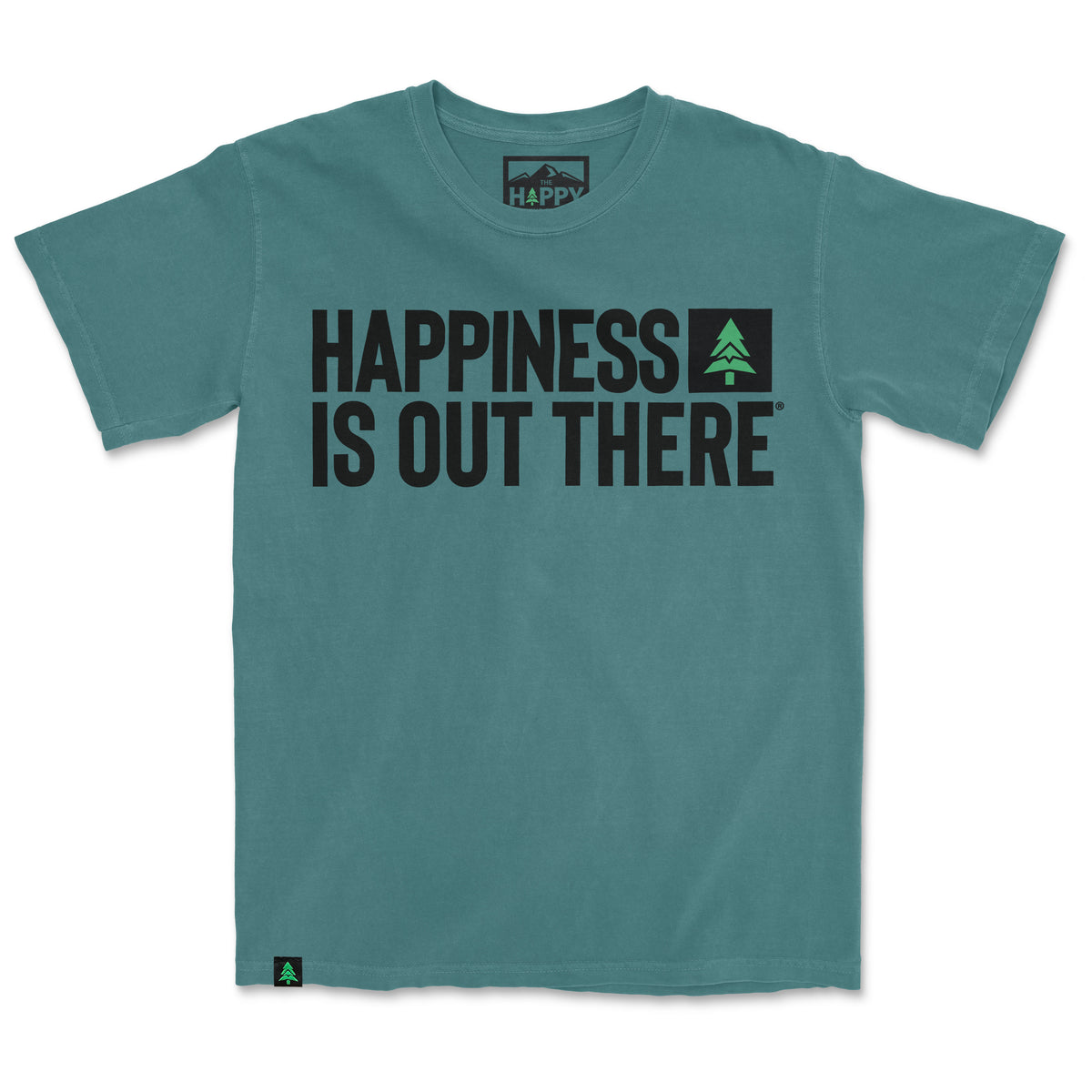 Happiness Is Out There Nature-Dyed Tee - The Happy Clothing Company
