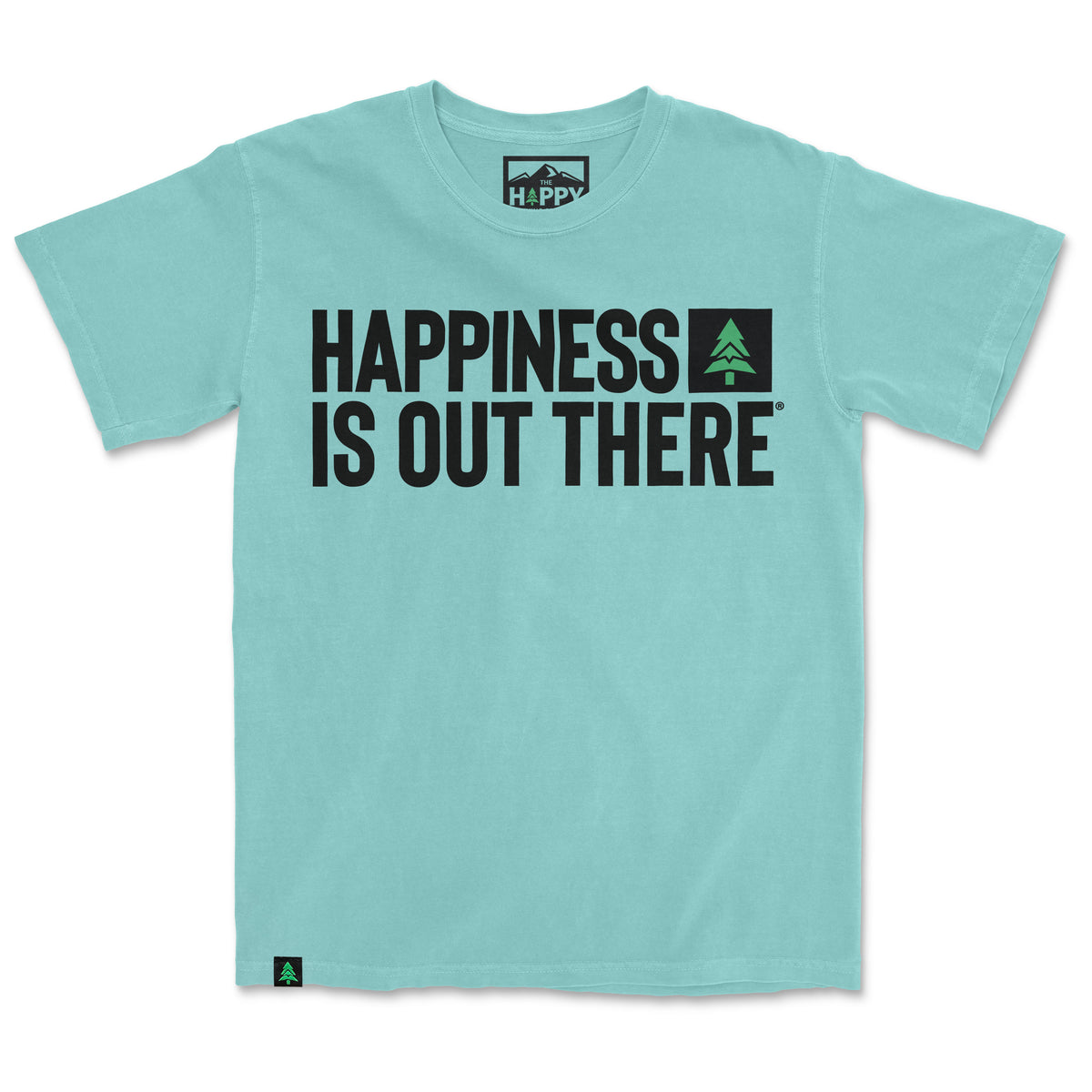 Happiness Is Out There Nature-Dyed Tee - The Happy Clothing Company
