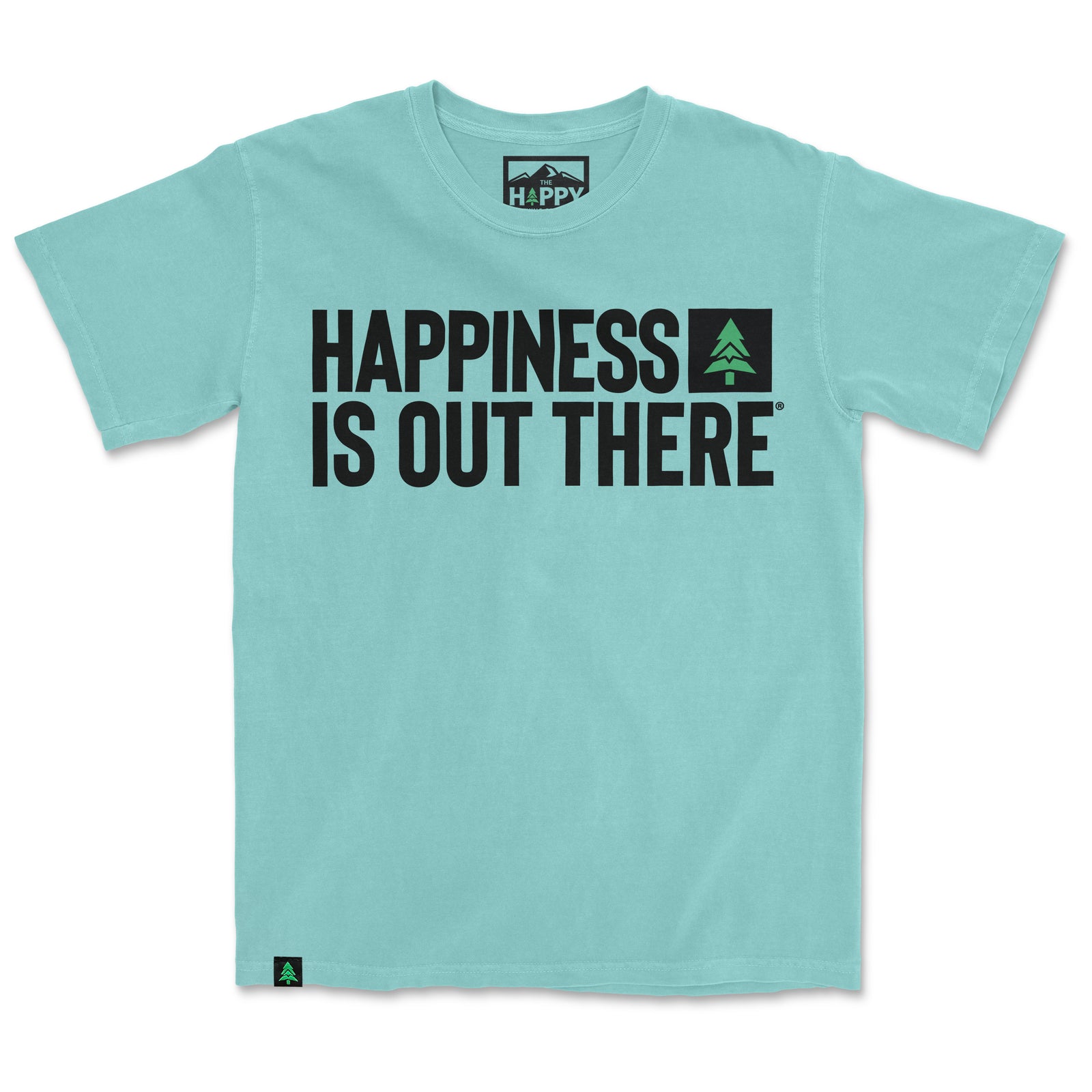 Happiness Is Out There Nature-Dyed Tee - The Happy Clothing Company
